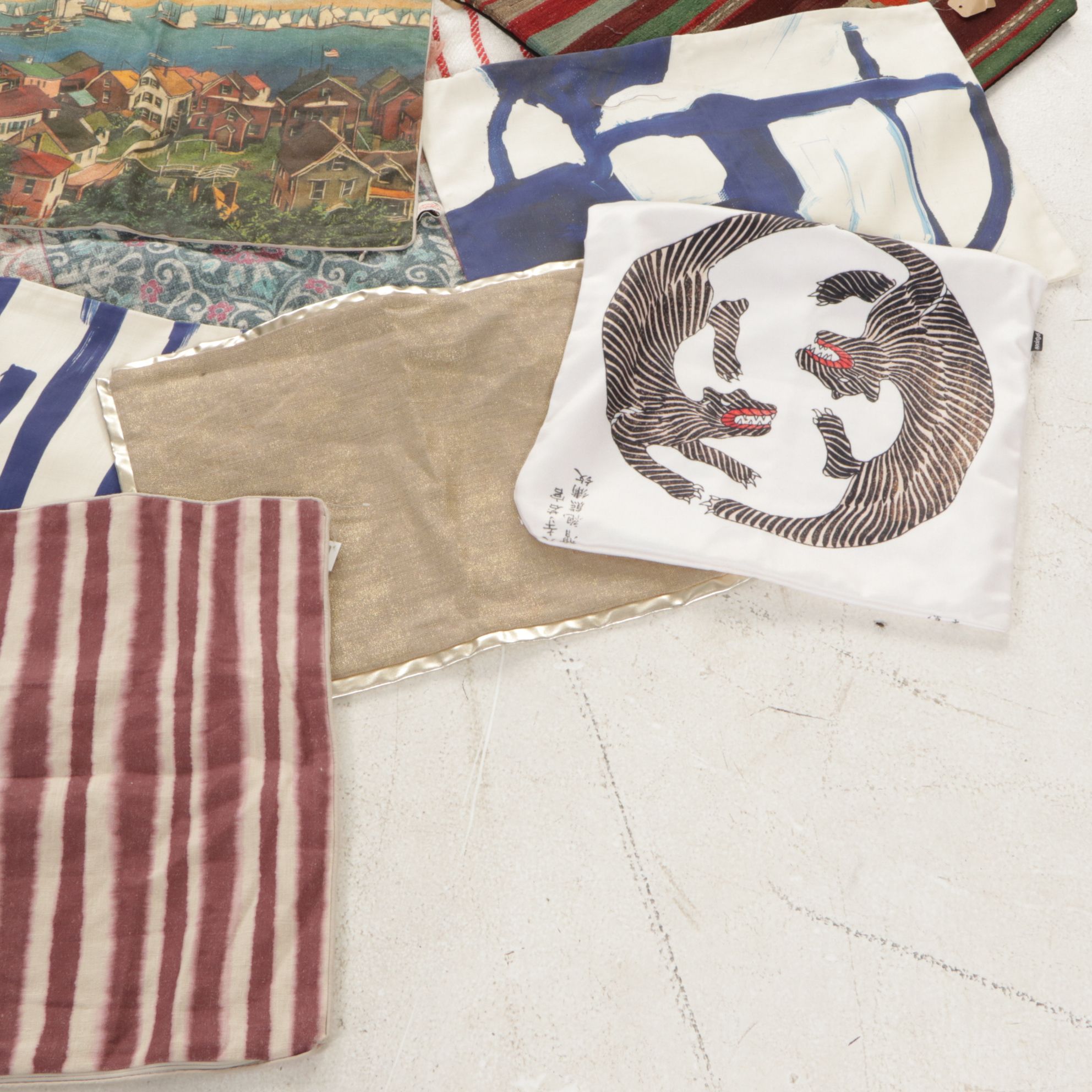 Jacquard & Other Assorted Print, Tapestry Accent Pillow Covers