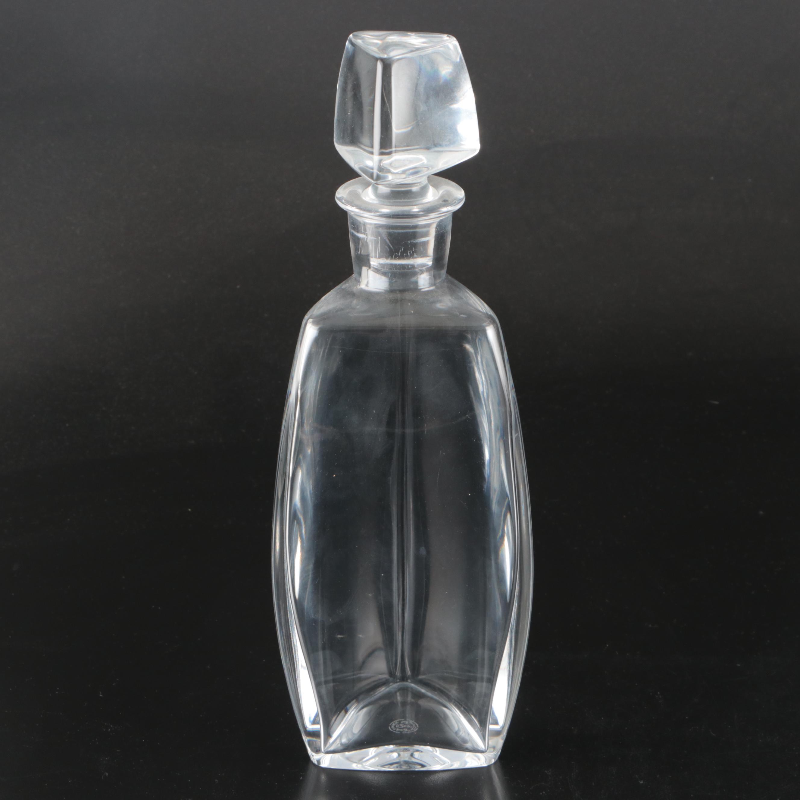 Baccarat Crystal and Other Glass Decanters