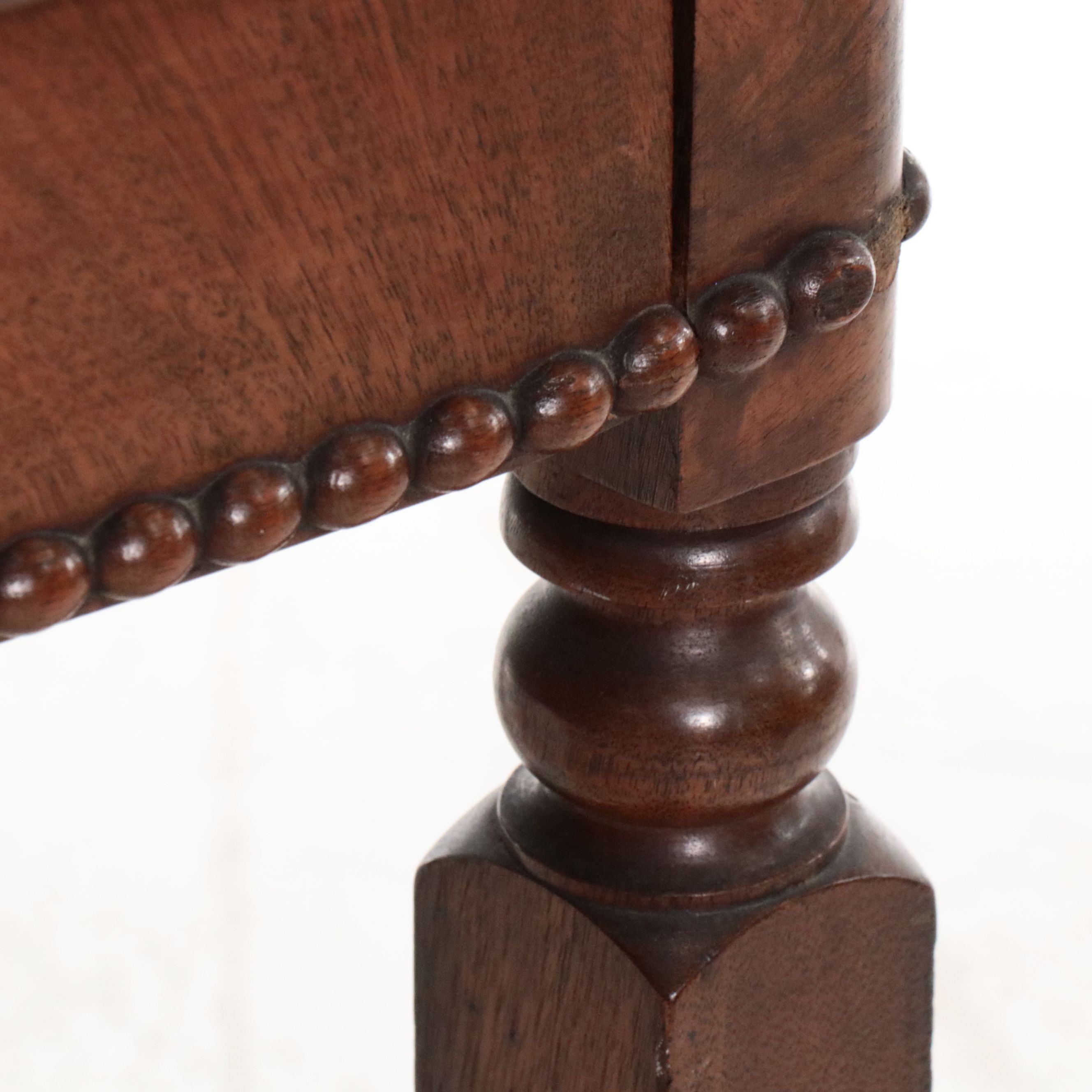 American Sheraton Style Burled Mahogany Writing Desk, Late 19th Century