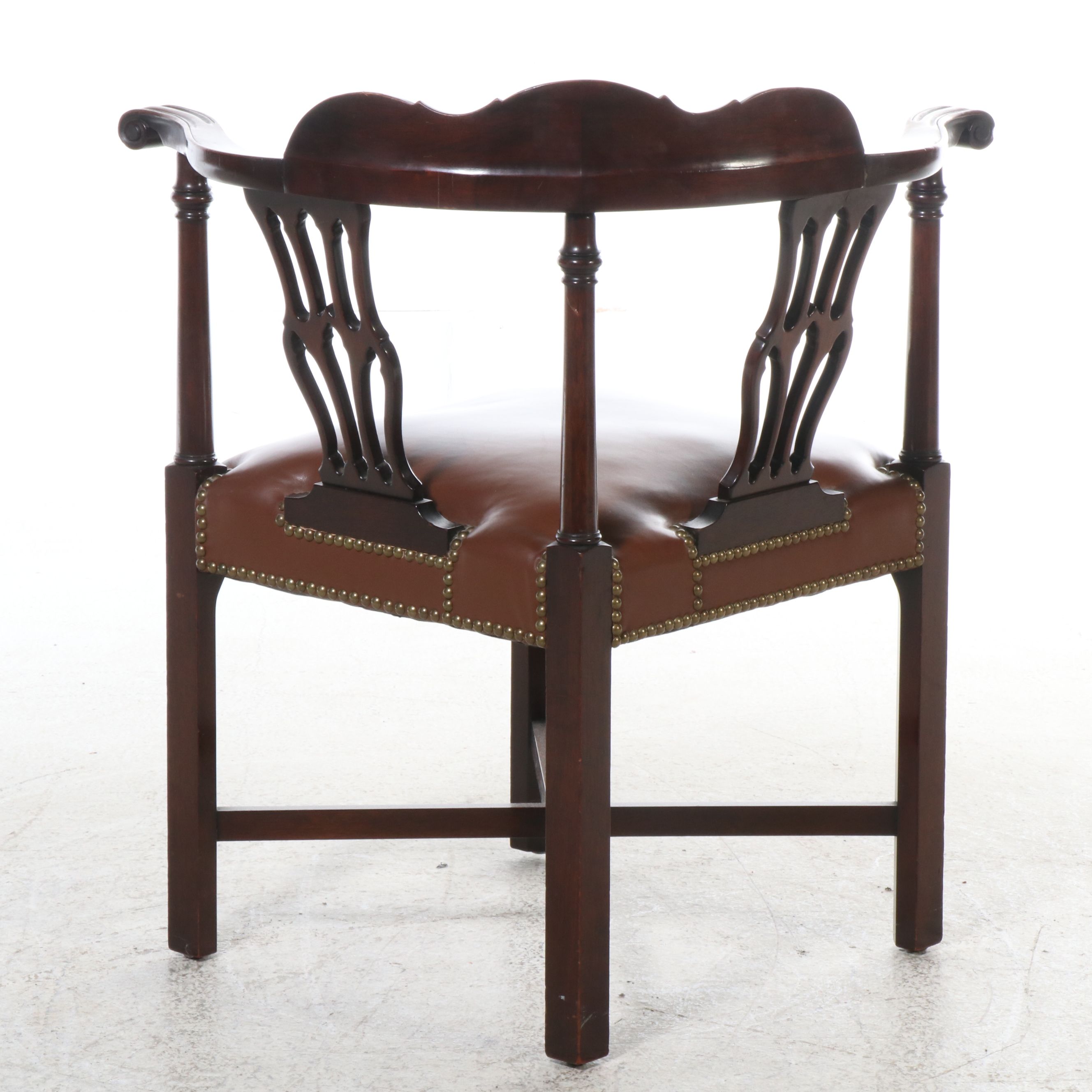 Chippendale Style Carved Walnut Side Chair