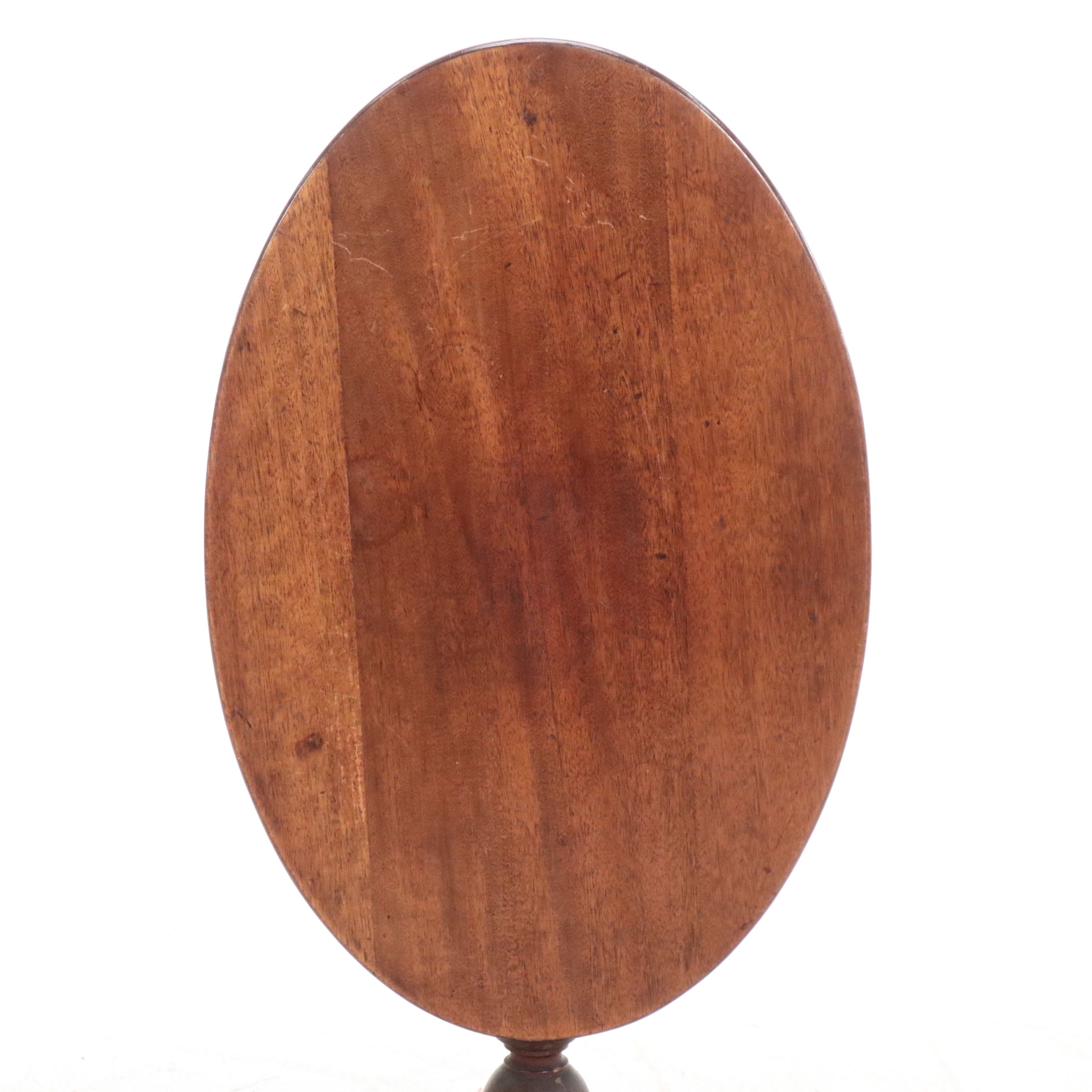 Regency Style Mahogany Tilt-Top Candlestand