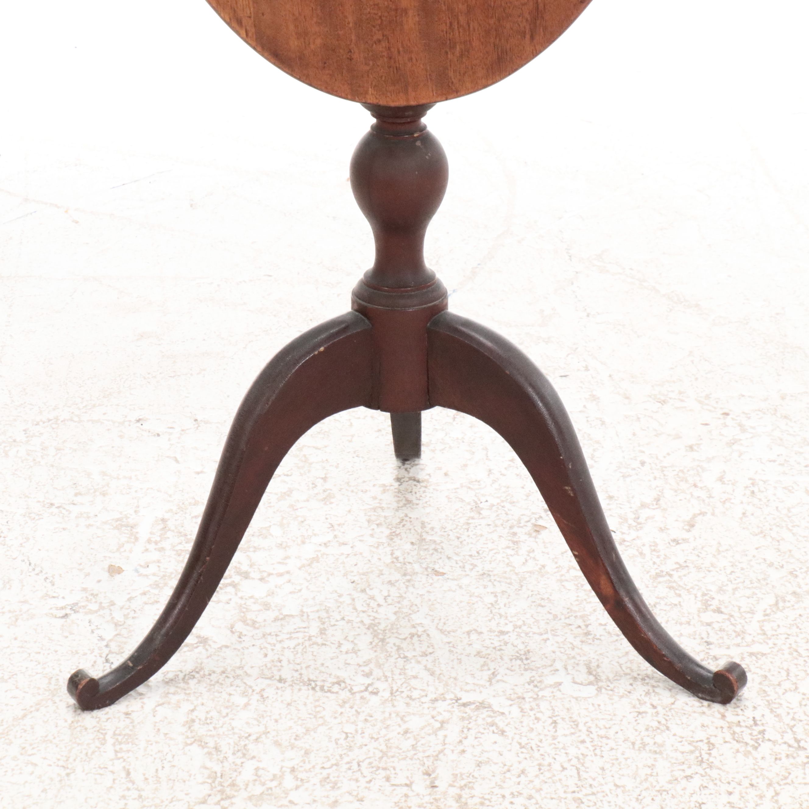 Regency Style Mahogany Tilt-Top Candlestand