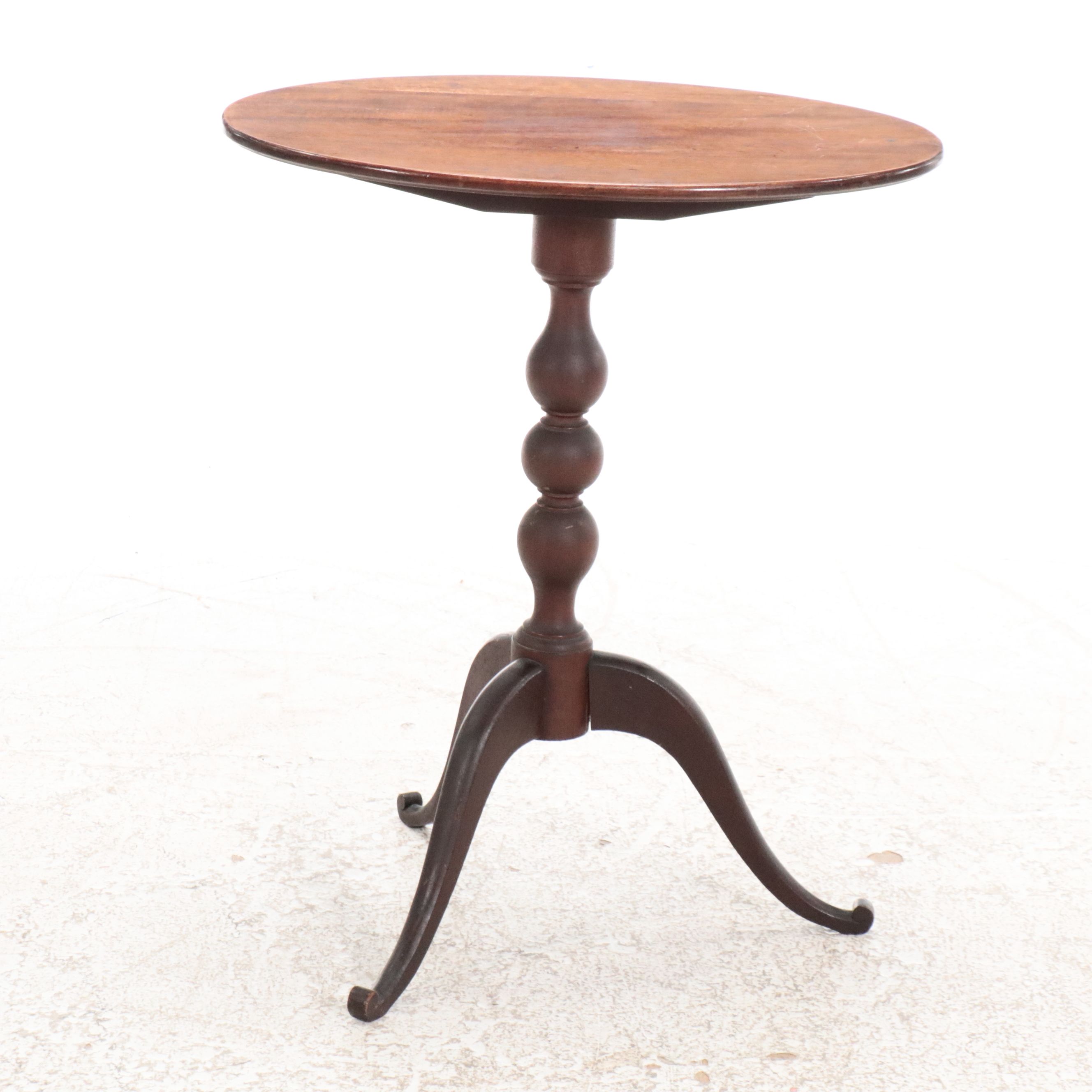Regency Style Mahogany Tilt-Top Candlestand