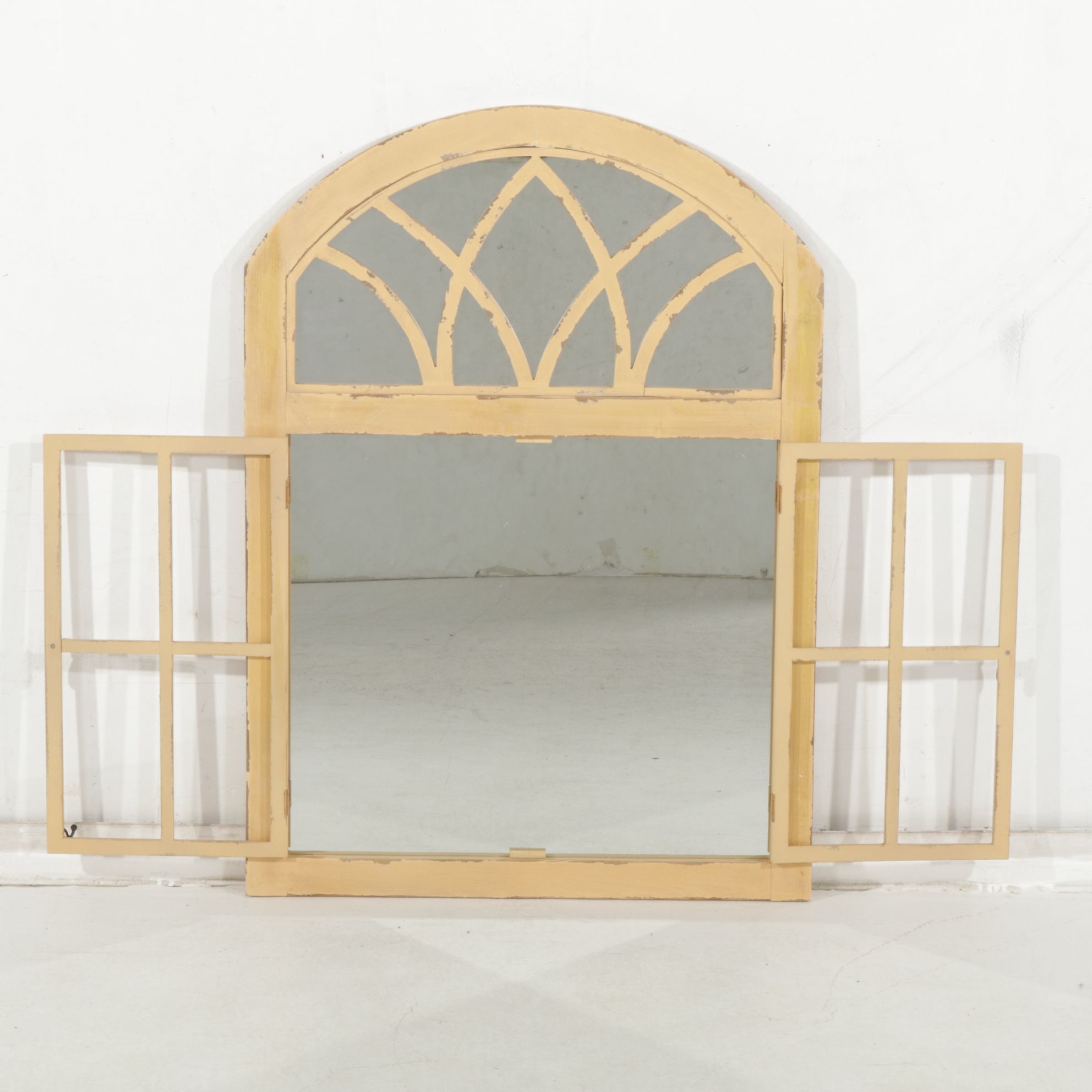 Pier 1 Arched Window Shaped Wall Mirror