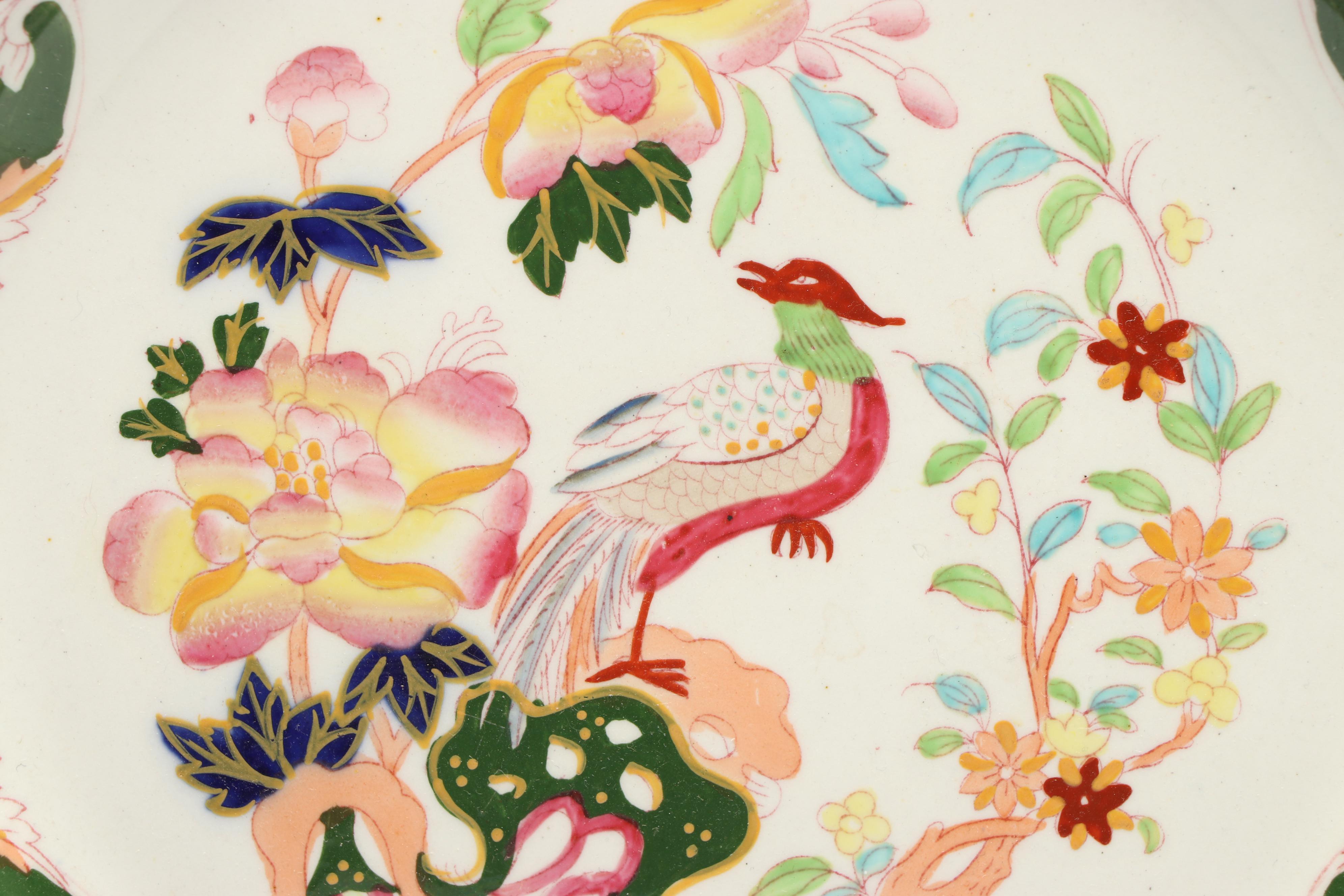 Mason's Ironstone "Phoenix Bird" Plates, Mid-19th Century