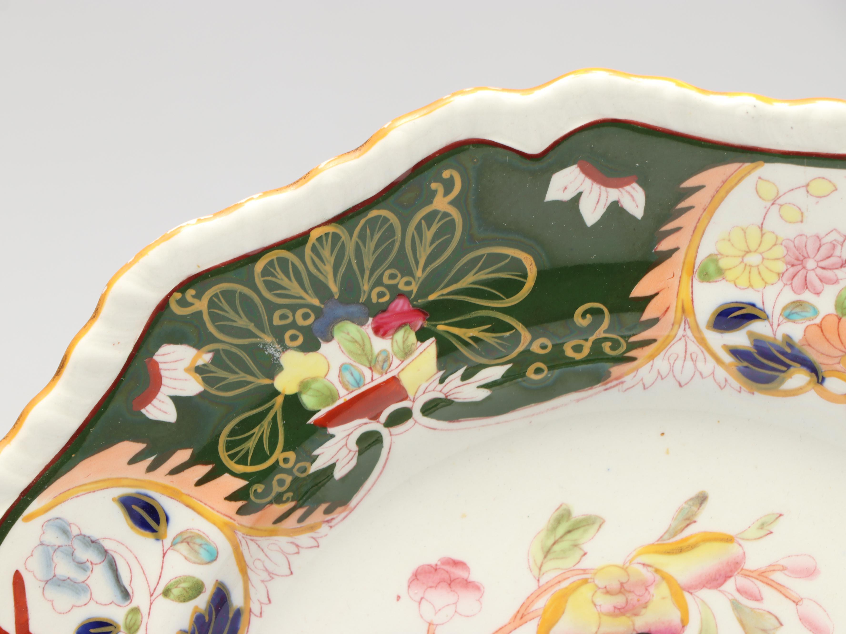 Mason's Ironstone "Phoenix Bird" Plates, Mid-19th Century
