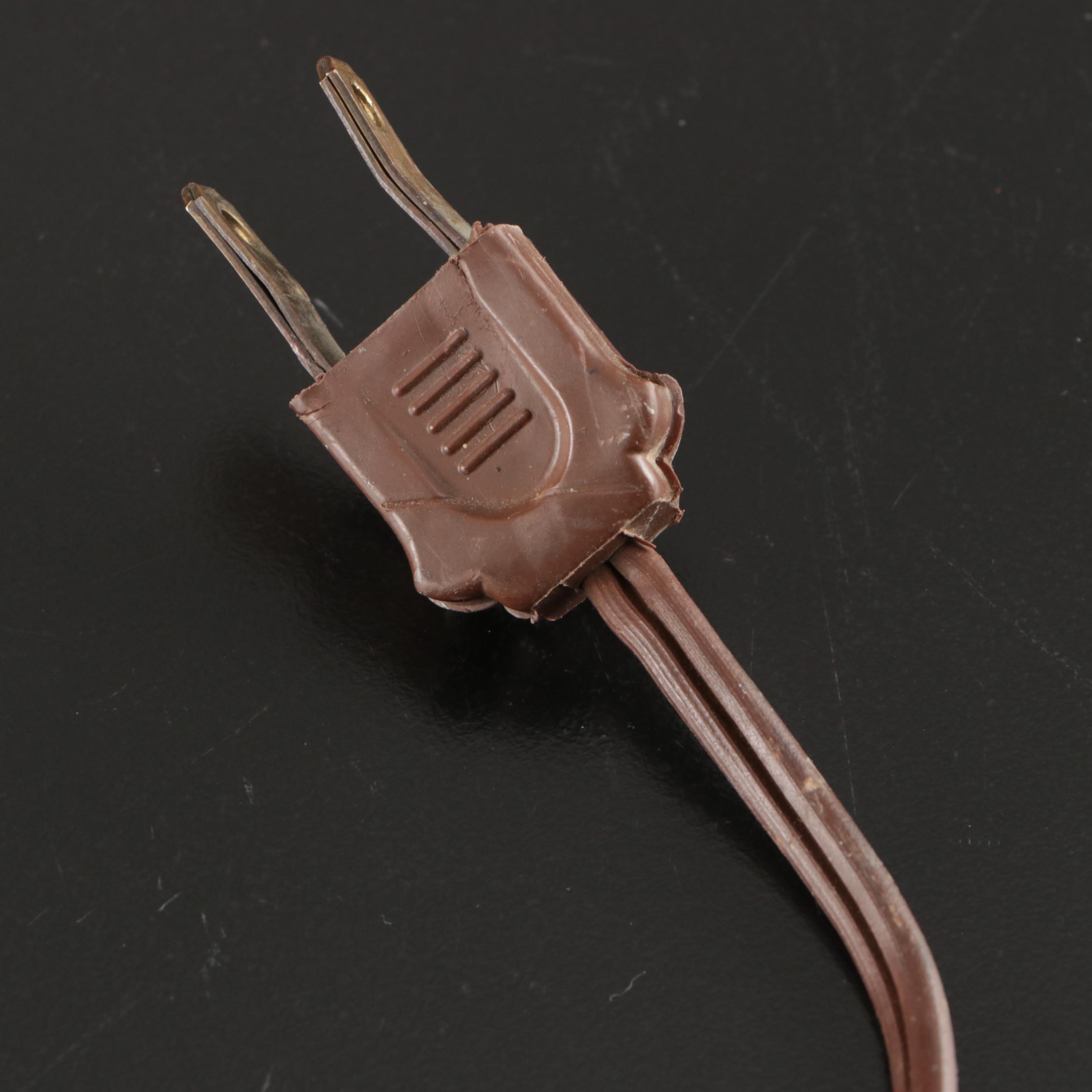 Chinese Gold Gilt Ceramic Table Lamp on Brass Base with Fabric Shade