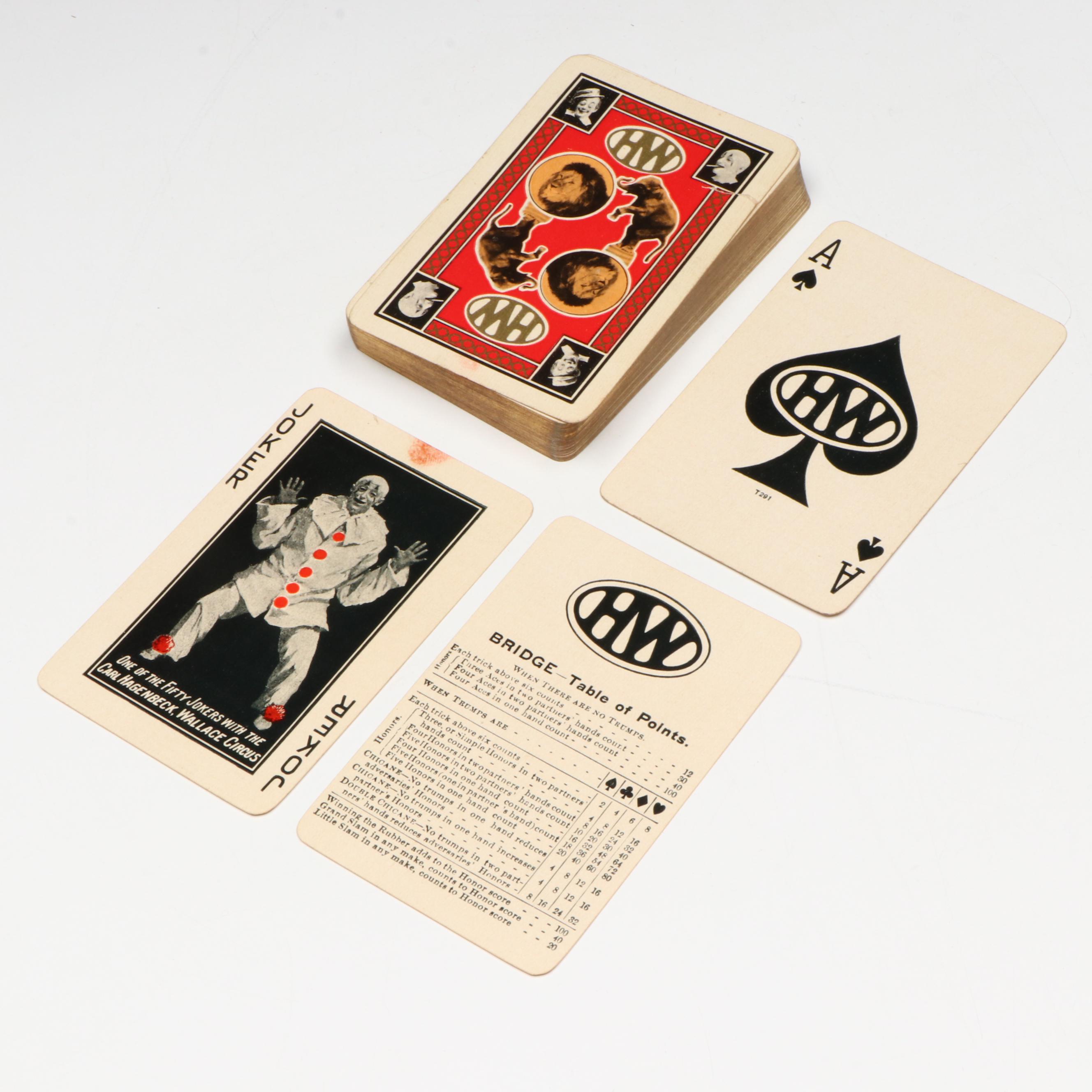 Hanafuda, Hagenbeck-Wallace Circus Bridge Deck, Spanish Deck, More