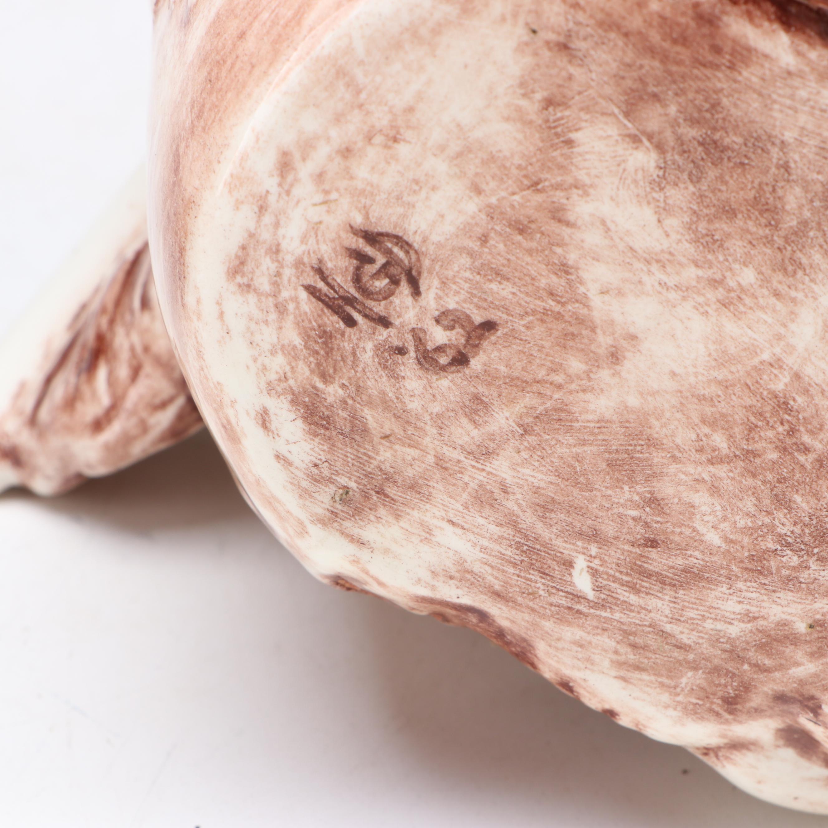 Daniel Monfort "Sioux Chief" Sculpture with Bovine Mug and Table Accessories