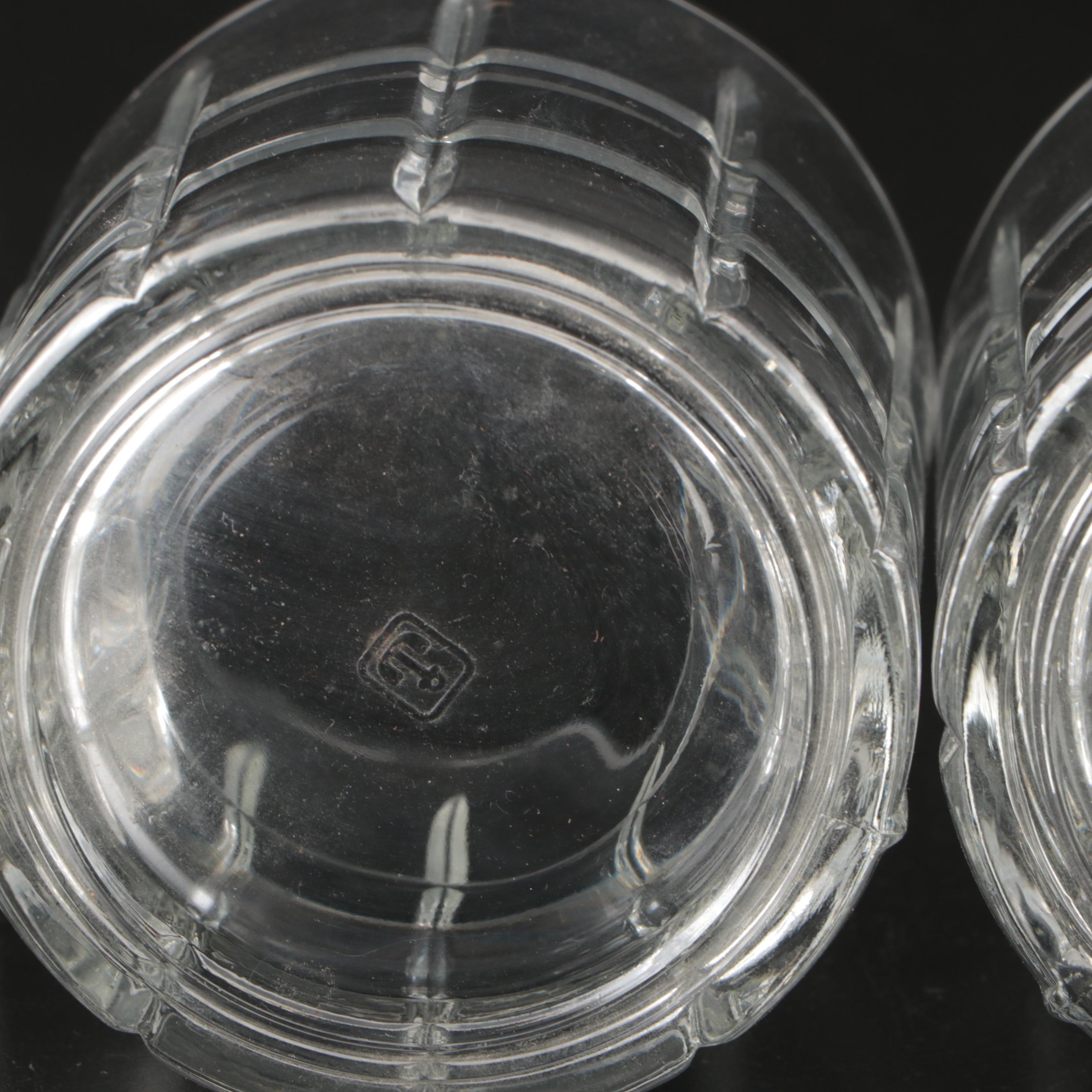 Julius Wile Sons "Pernod: The Oddball" Pitcher with Anchor Hocking Glasses