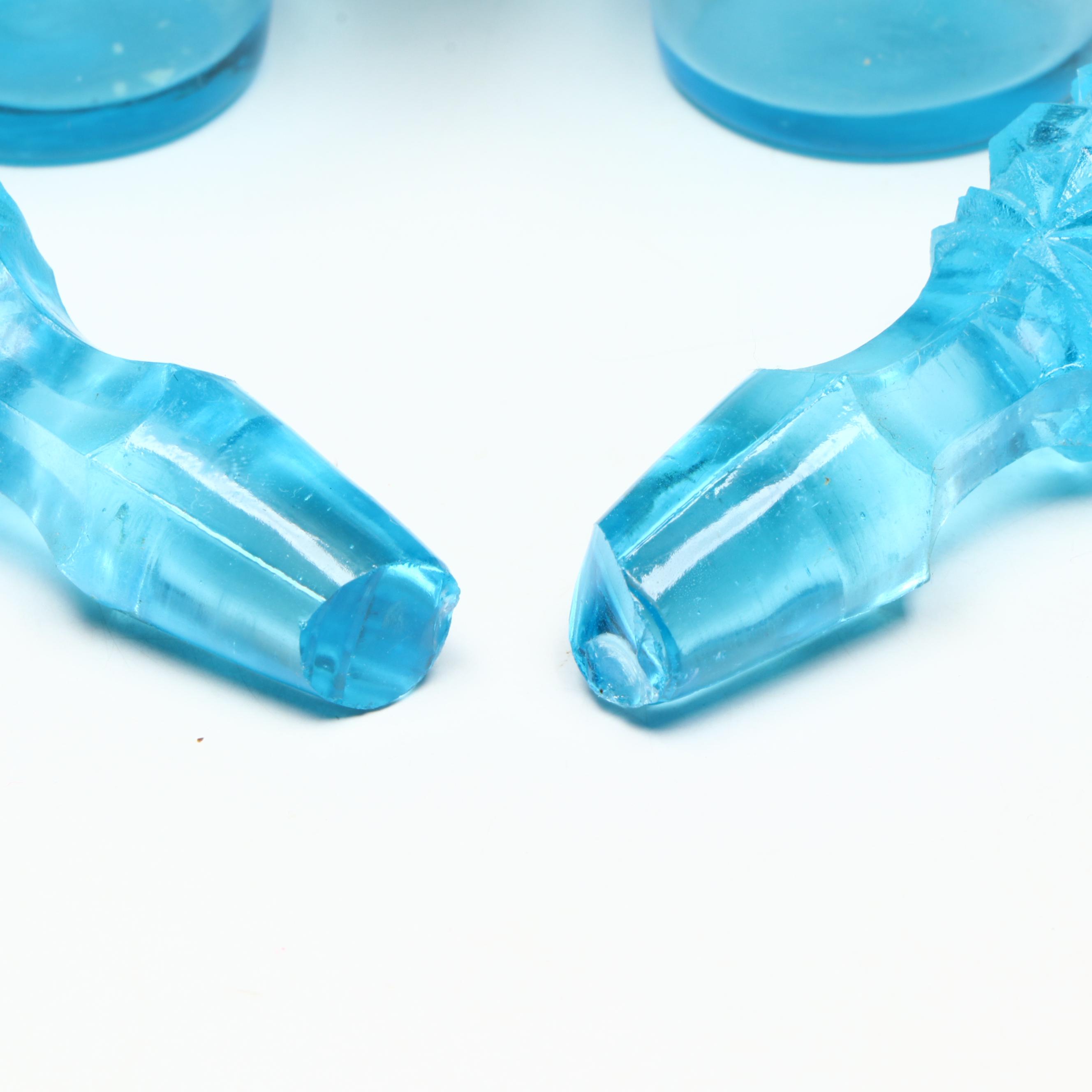 Belmont Glass EAPG Daisy and Button Condiment Set and Caddy, Late 19th Century