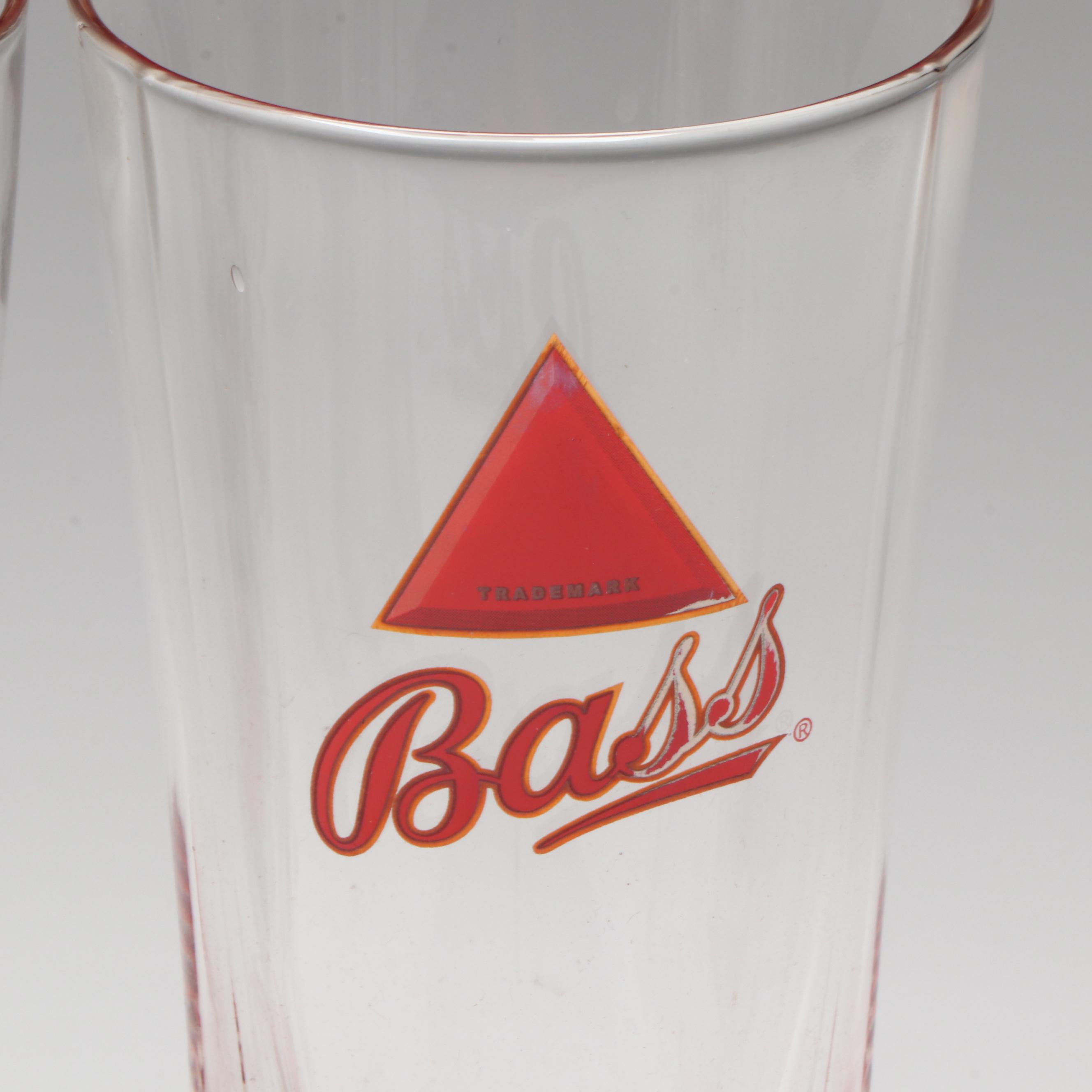 Bass Ale Advertising Glasses