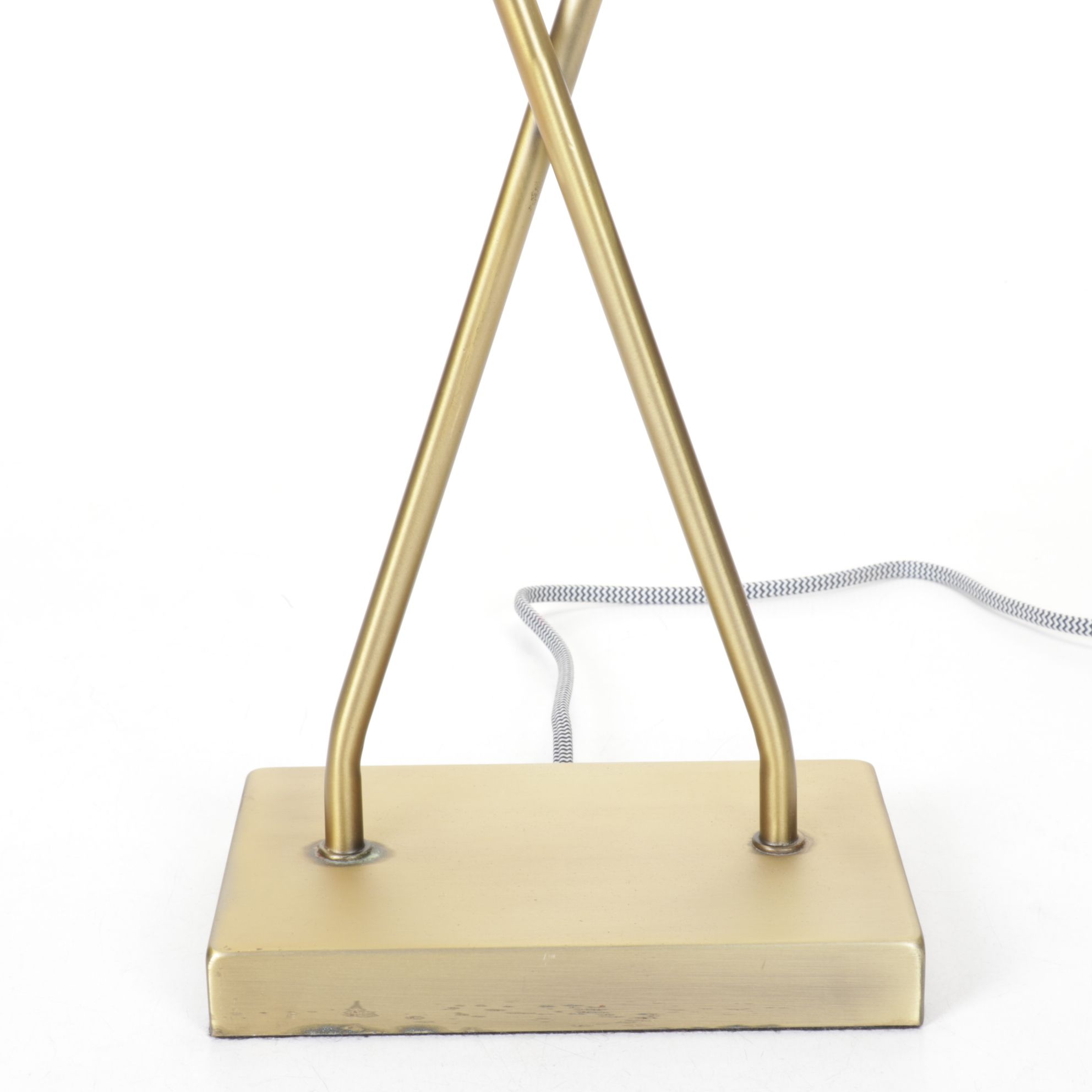 Safavieh "Kera" Postmodern Giltmetal LED Table Lamp