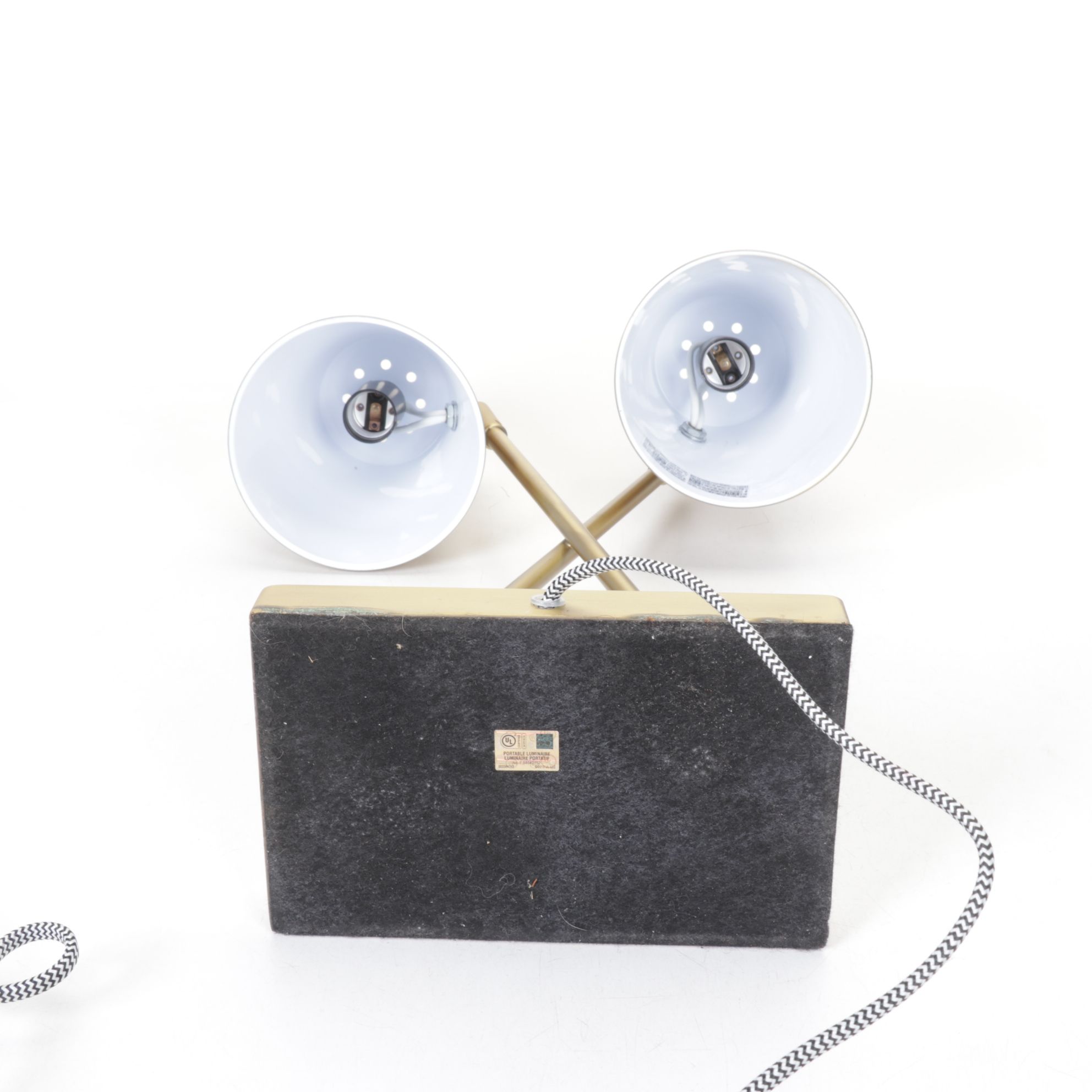 Safavieh "Kera" Postmodern Giltmetal LED Table Lamp