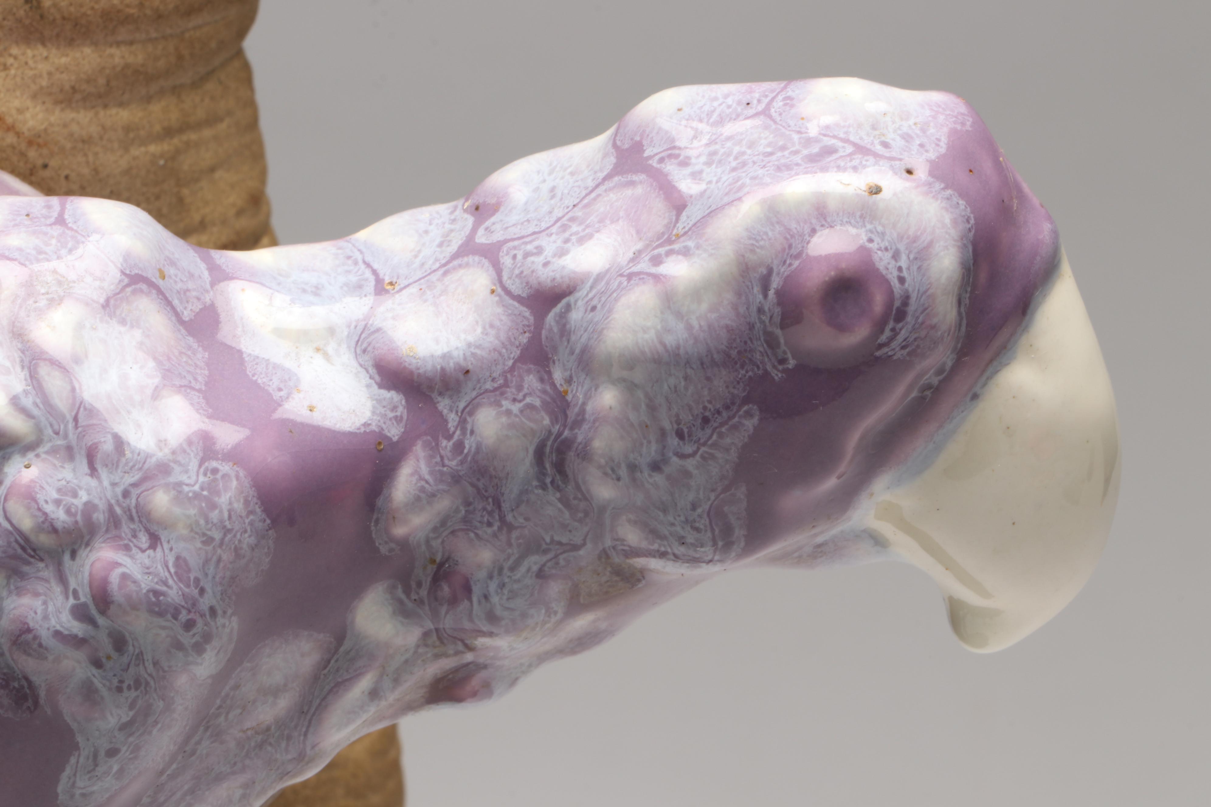 Royal Haeger Figural Ceramic Parrot Table Lamp