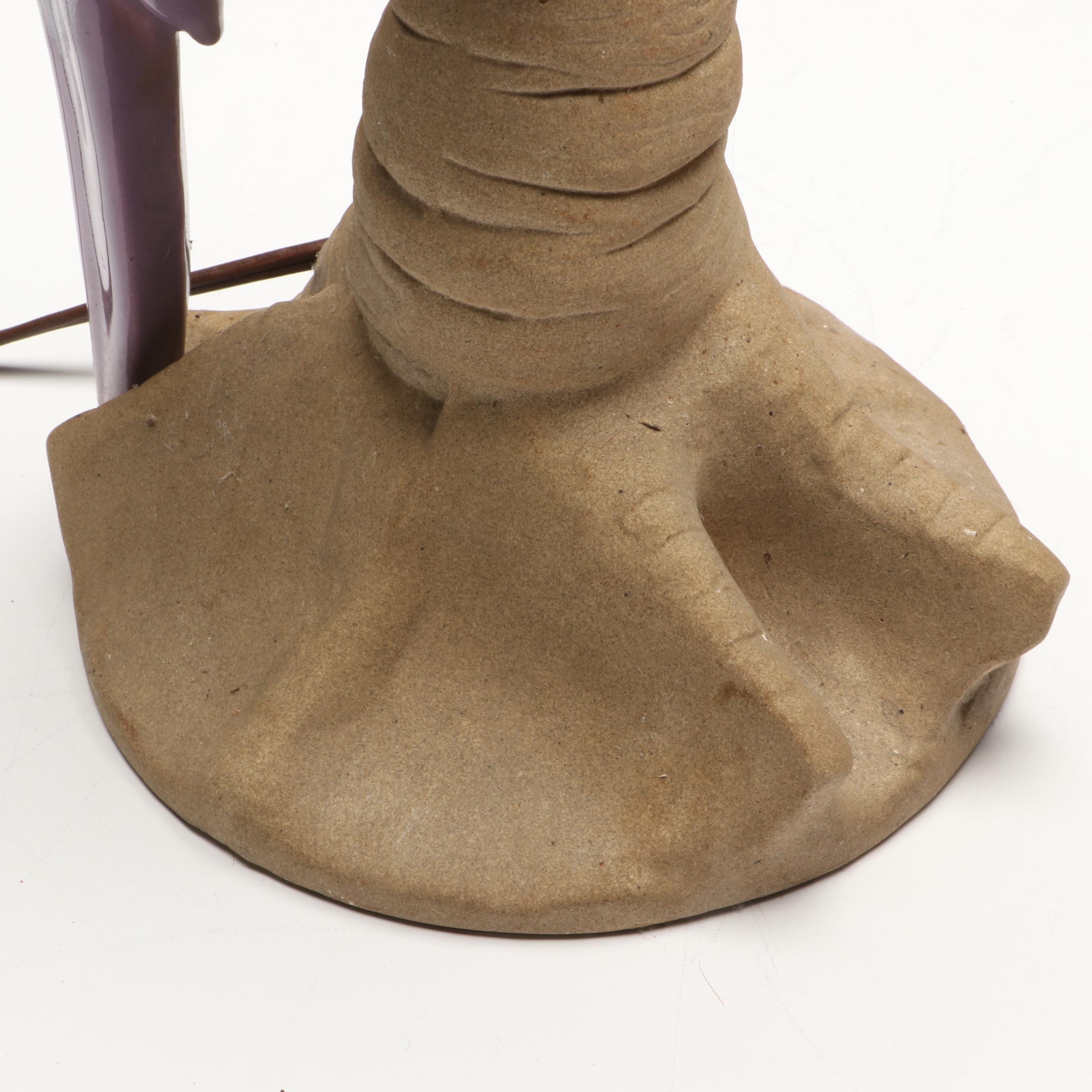 Royal Haeger Figural Ceramic Parrot Table Lamp