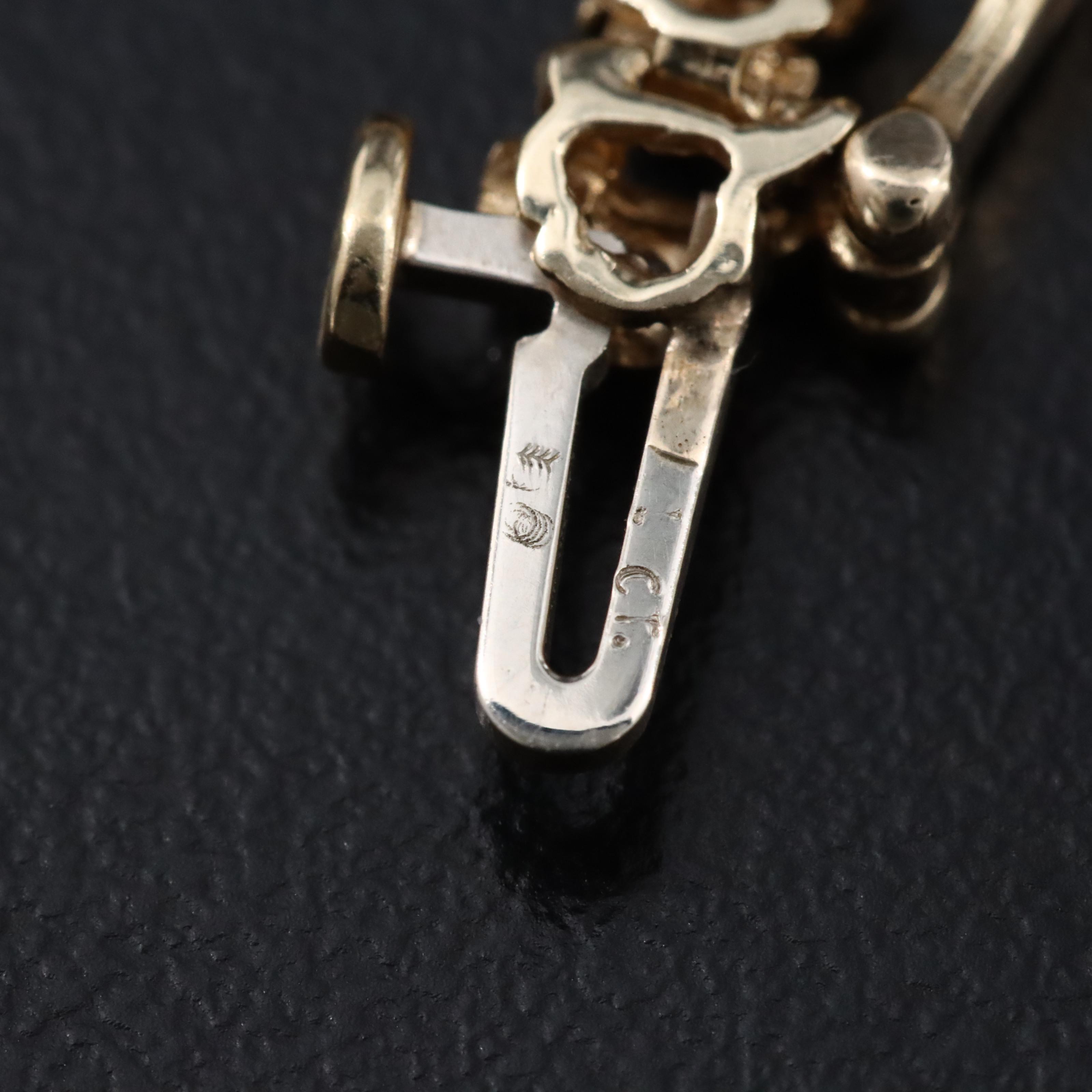 10K 0.90 CTW Diamond S-Link Bracelet