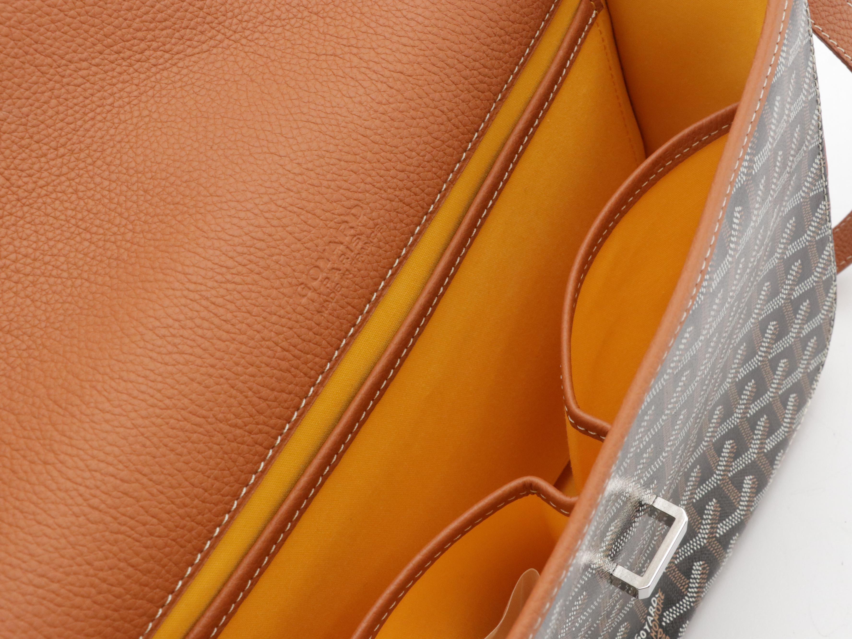 Goyard Belvedere II MM Crossbody Bag in Black Goyardine Canvas and Leather