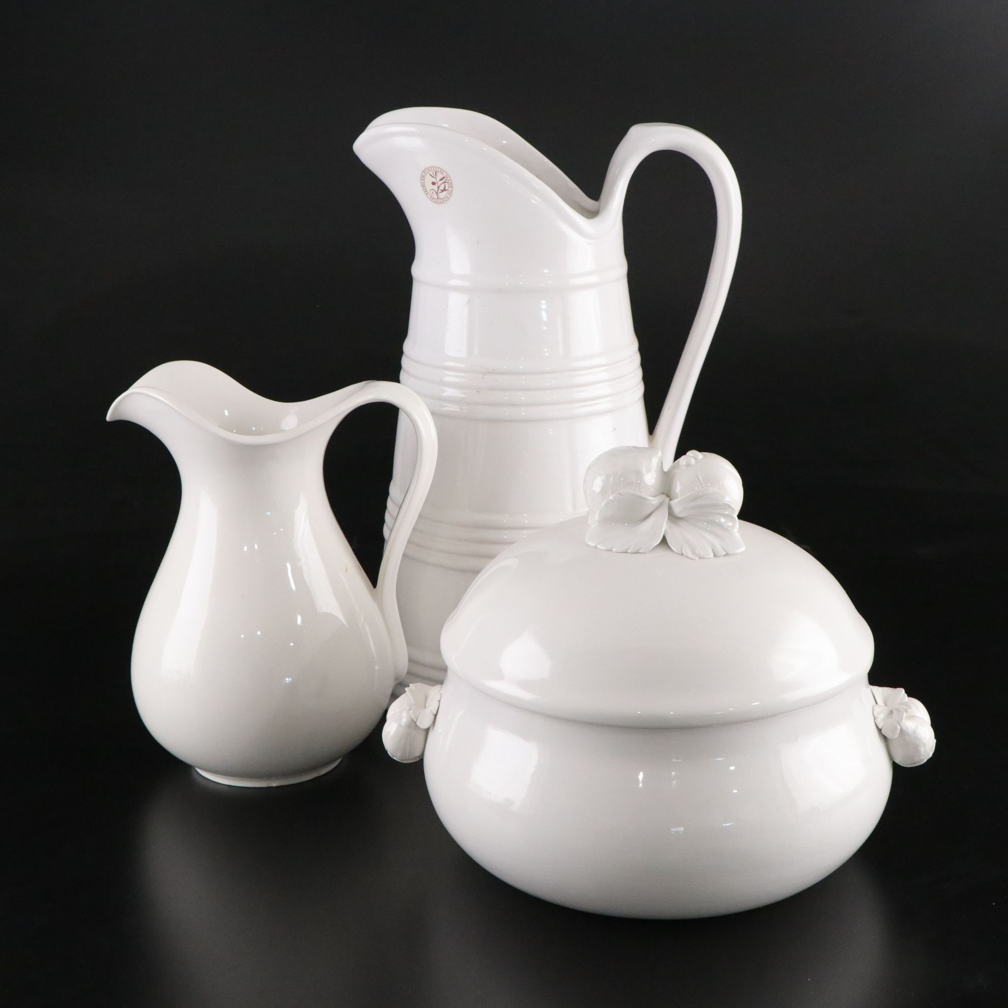 Williams-Sonoma "Italian Lemon" Lidded Soup Tureen with Deartis Pitcher & More