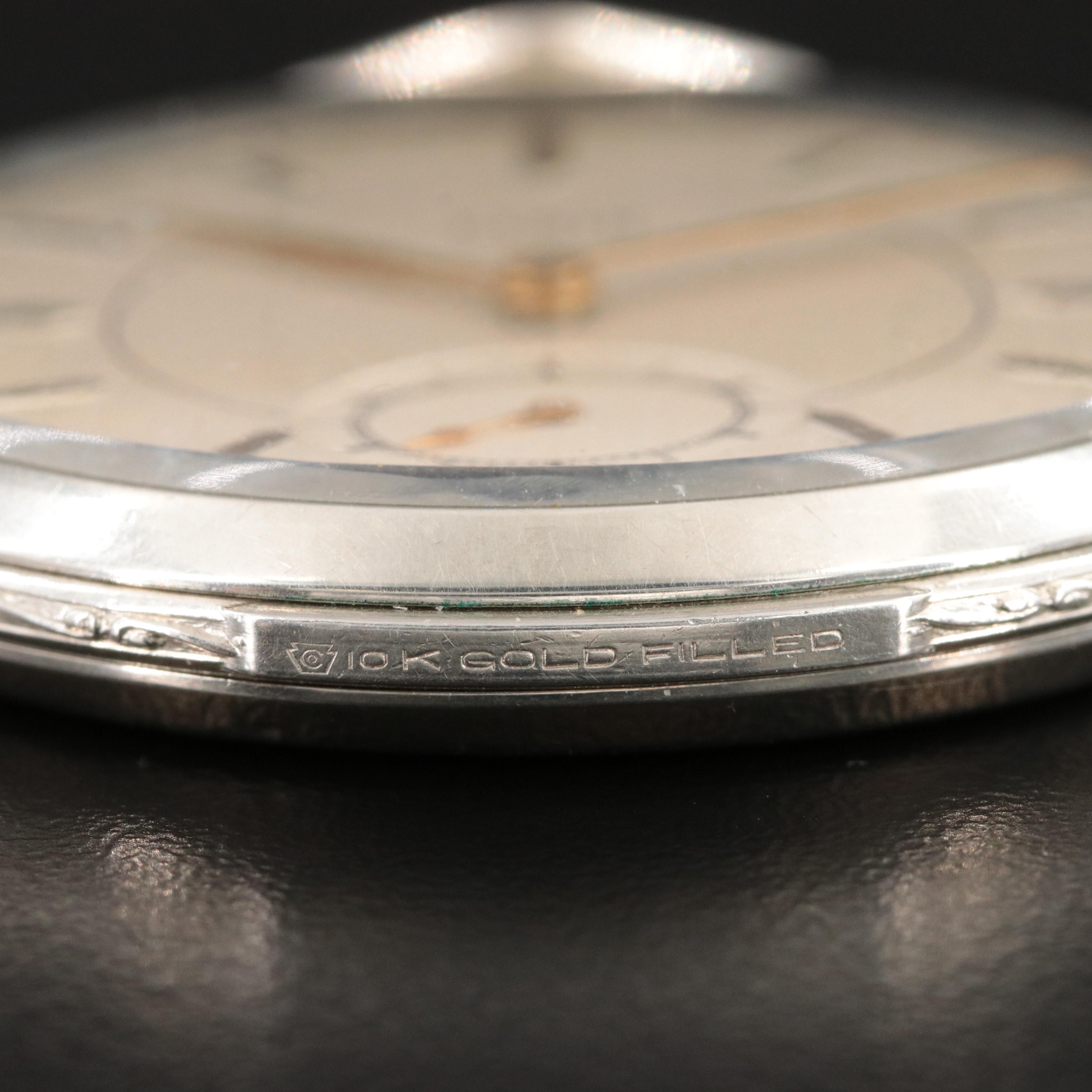 Elgin Gold-Filled Open Face Pocket Watch