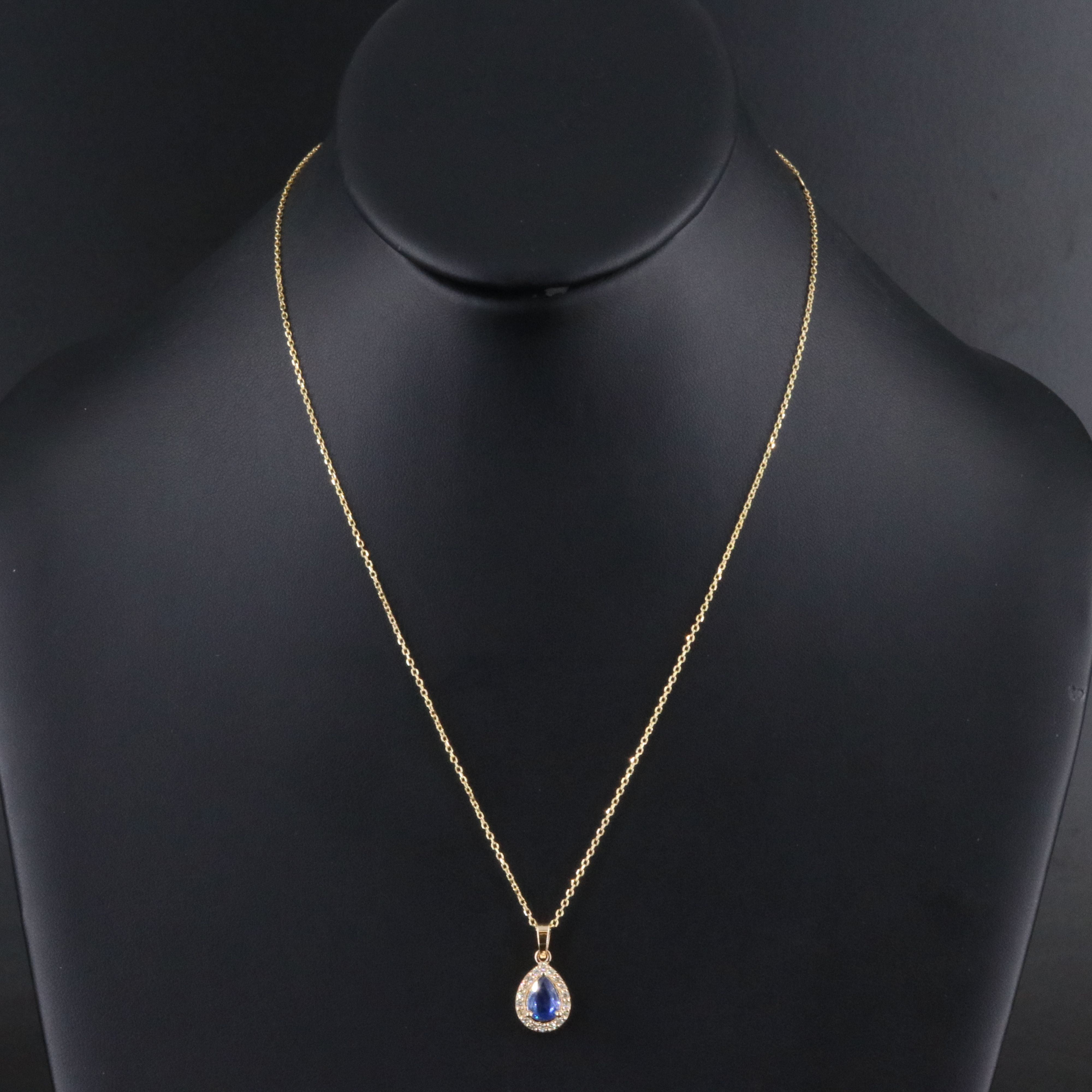 14K Pendant Necklace with GIA Report