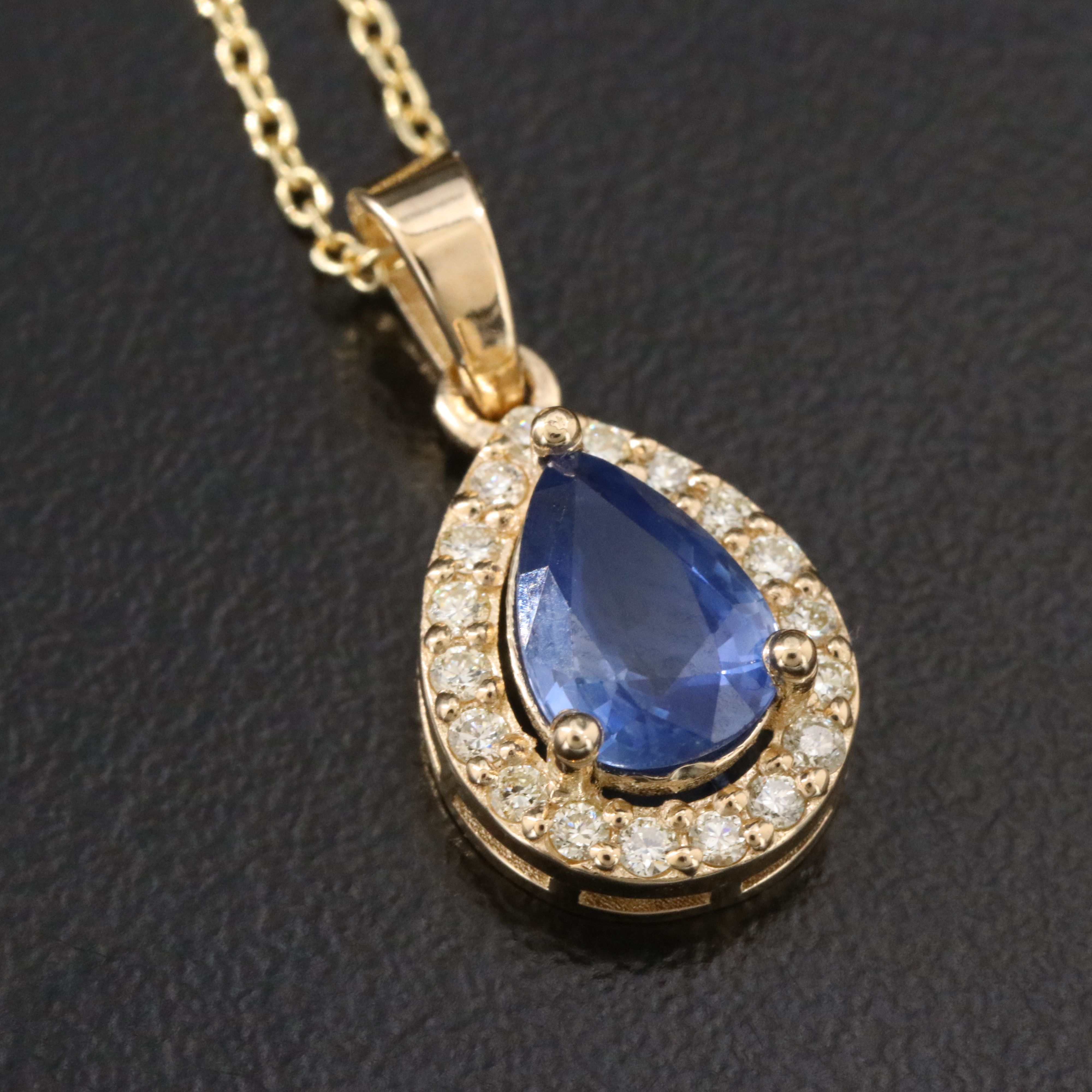 14K Pendant Necklace with GIA Report