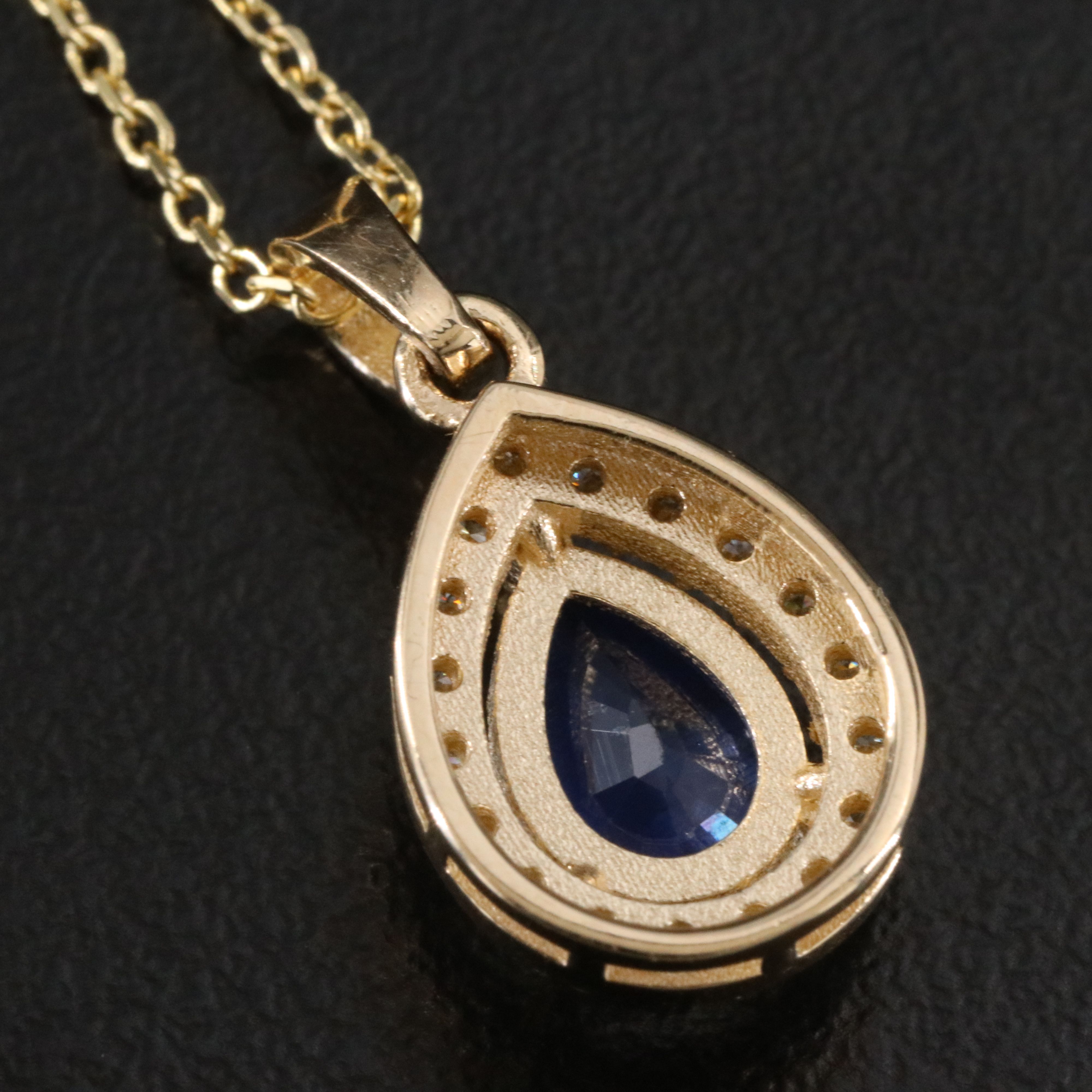 14K Pendant Necklace with GIA Report