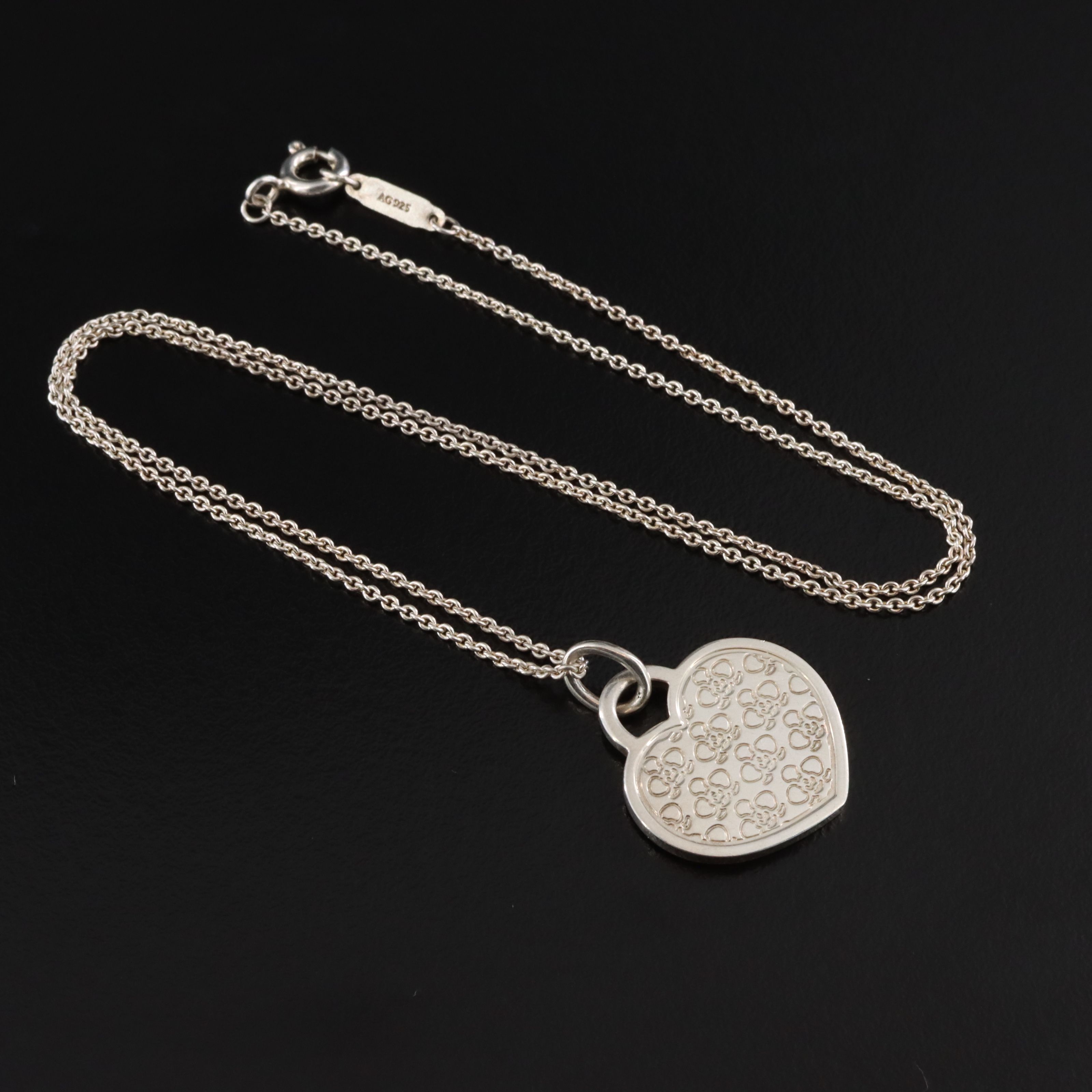 Tiffany & Co. Sterling 2016 Nagoya Womens Marathon Participation Necklace