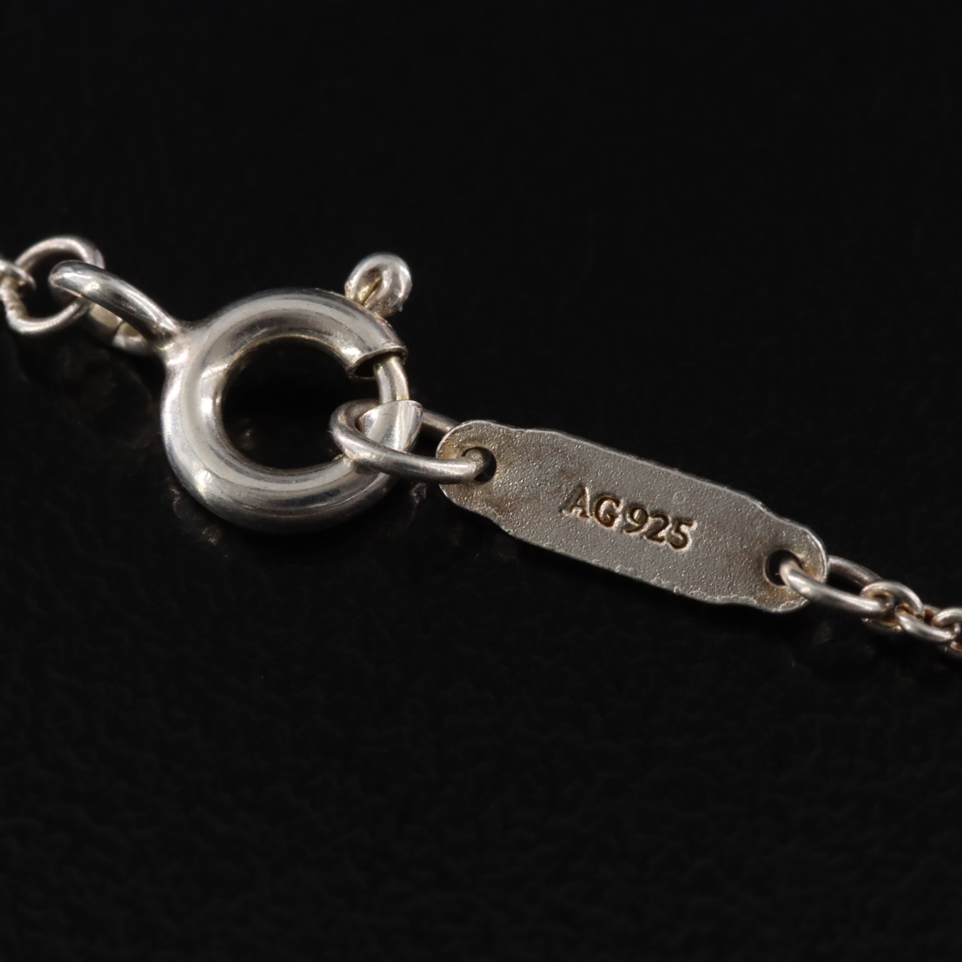 Tiffany & Co. Sterling 2016 Nagoya Womens Marathon Participation Necklace