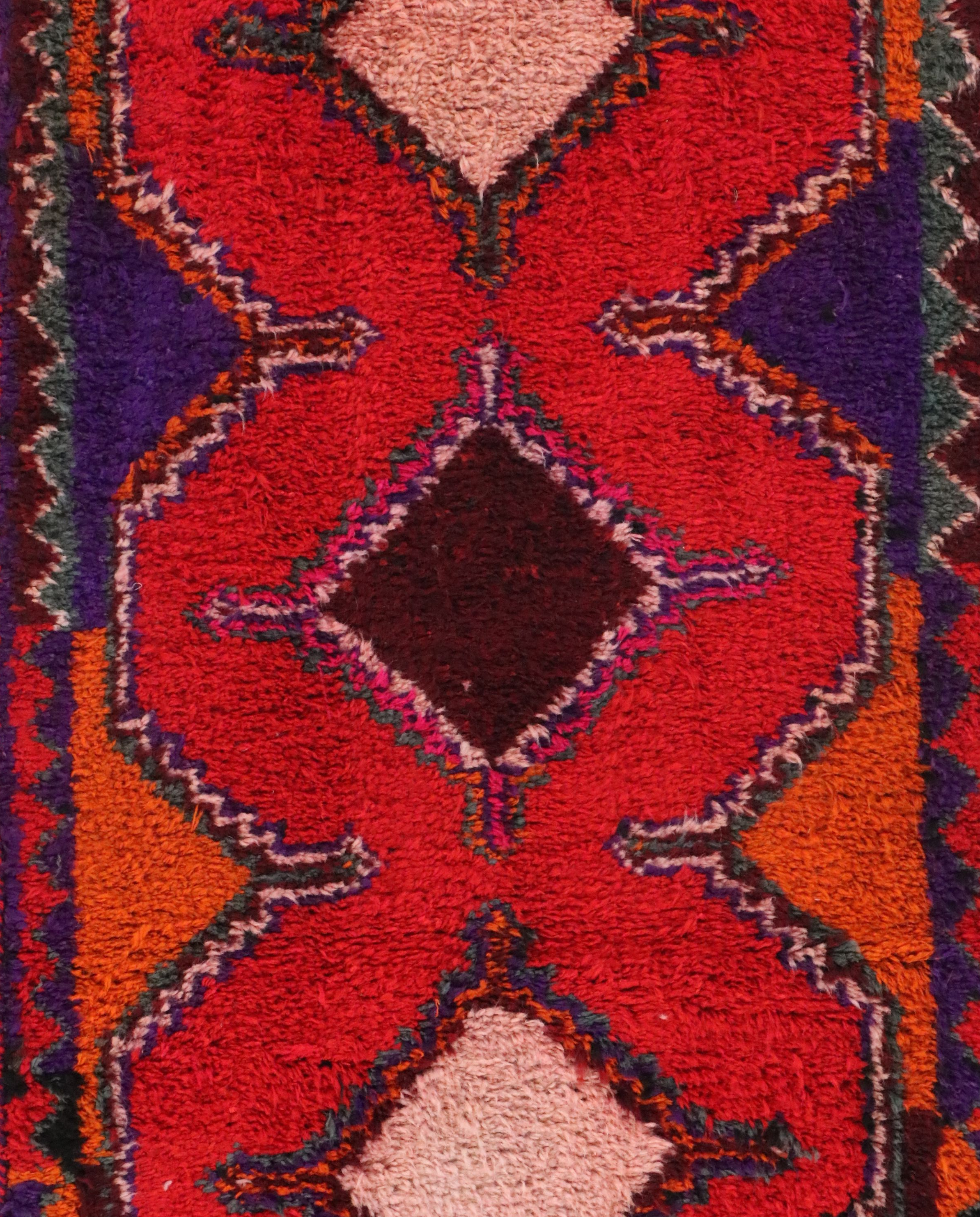 3'4 x 13'2 Hand-Knotted Turkish Village Long Rug