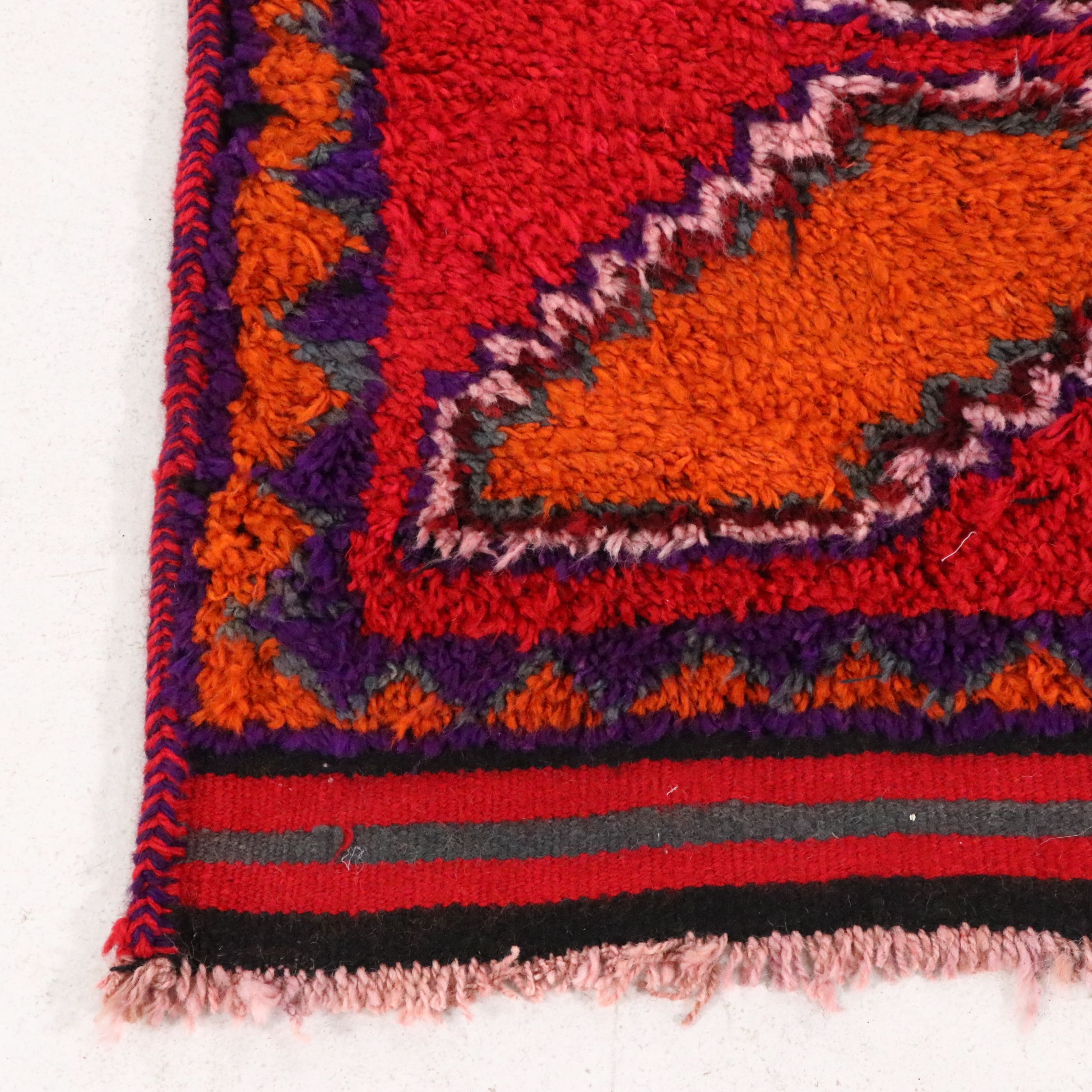 3'4 x 13'2 Hand-Knotted Turkish Village Long Rug