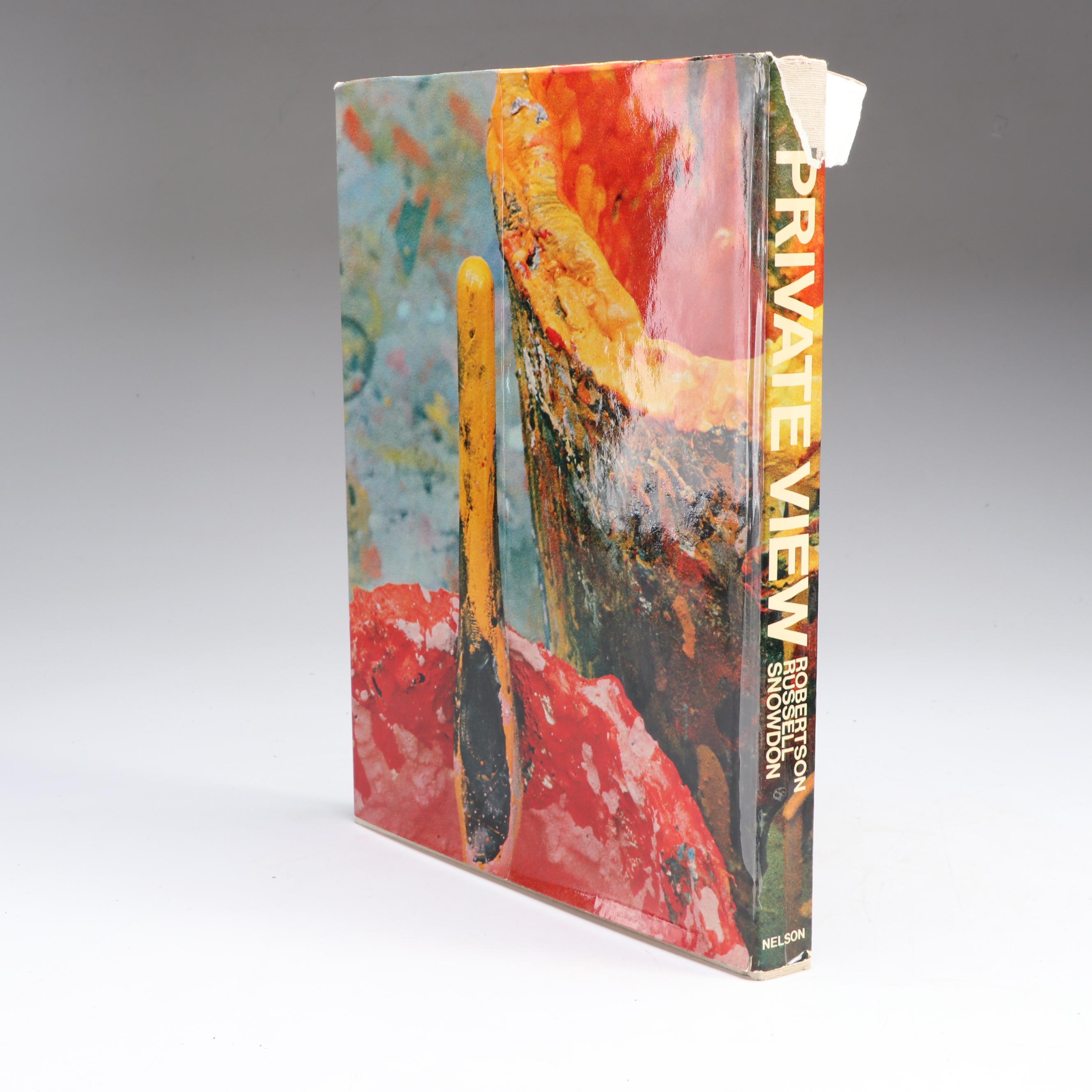 First Edition "Private View" by Bryan Robertson et al., 1965