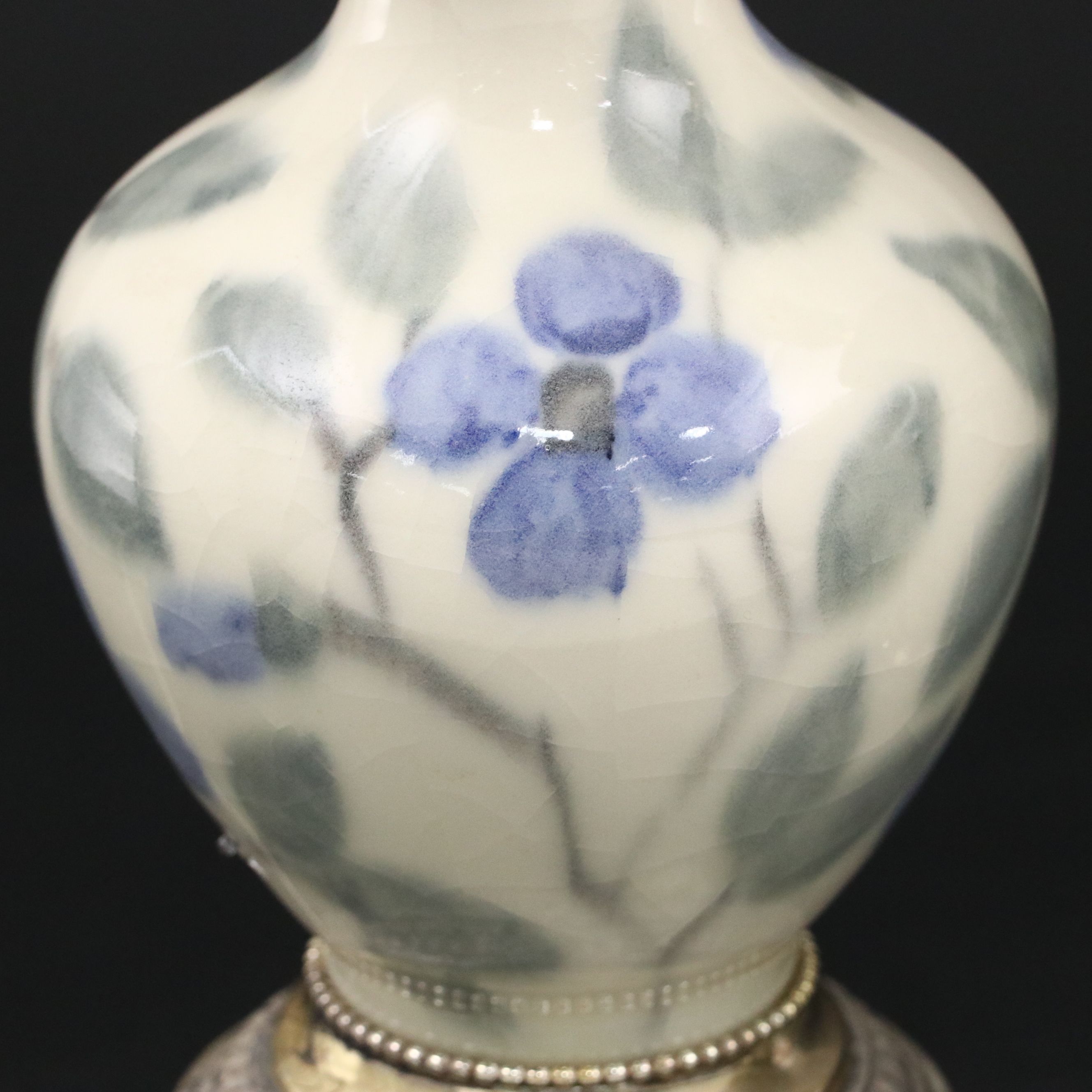 Elizabeth Barrett for Rookwood Ceramic Vase Table Lamps, 1948