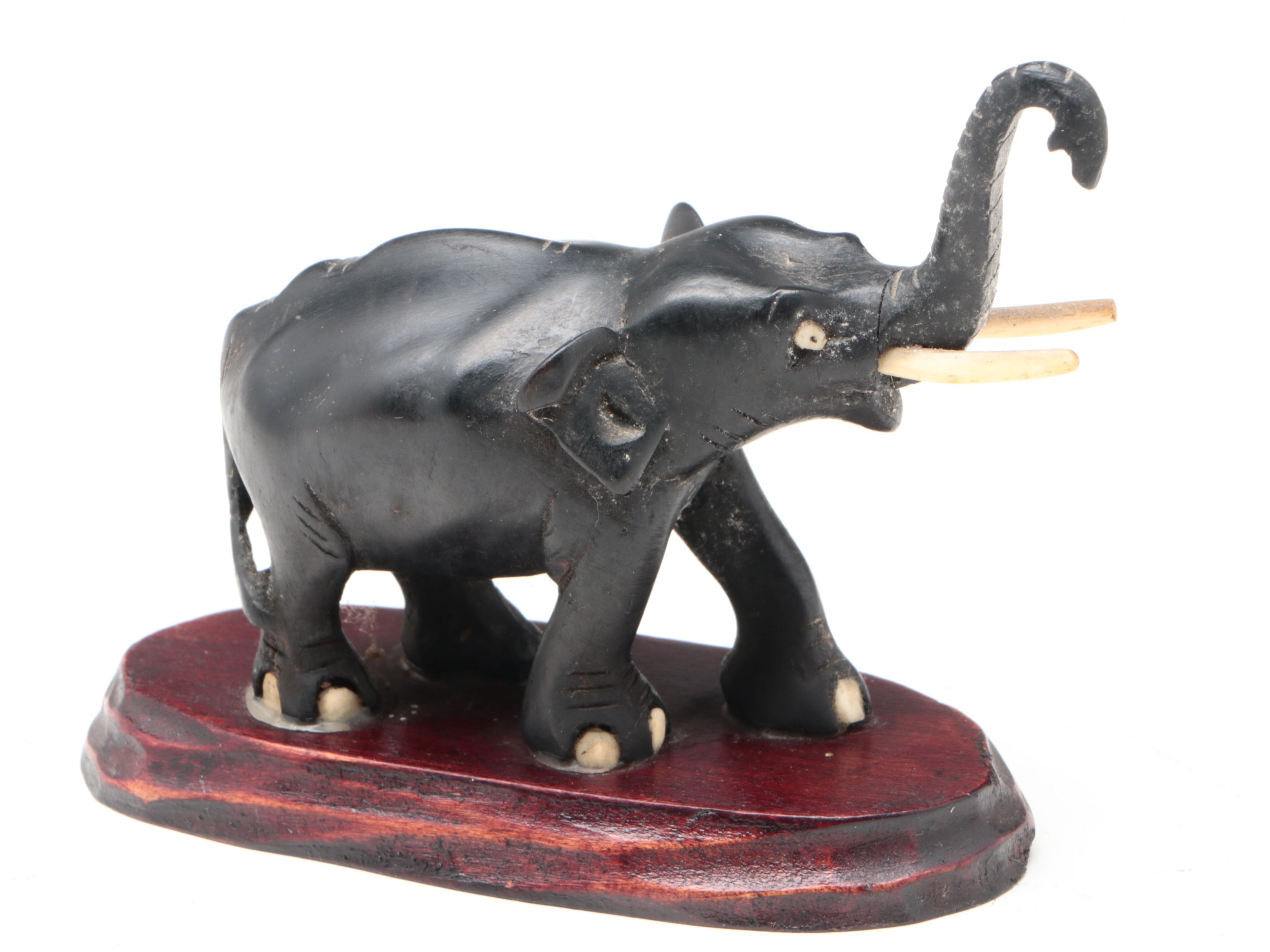 Asian Soapstone, Lacquer and Other Elephant Figurines