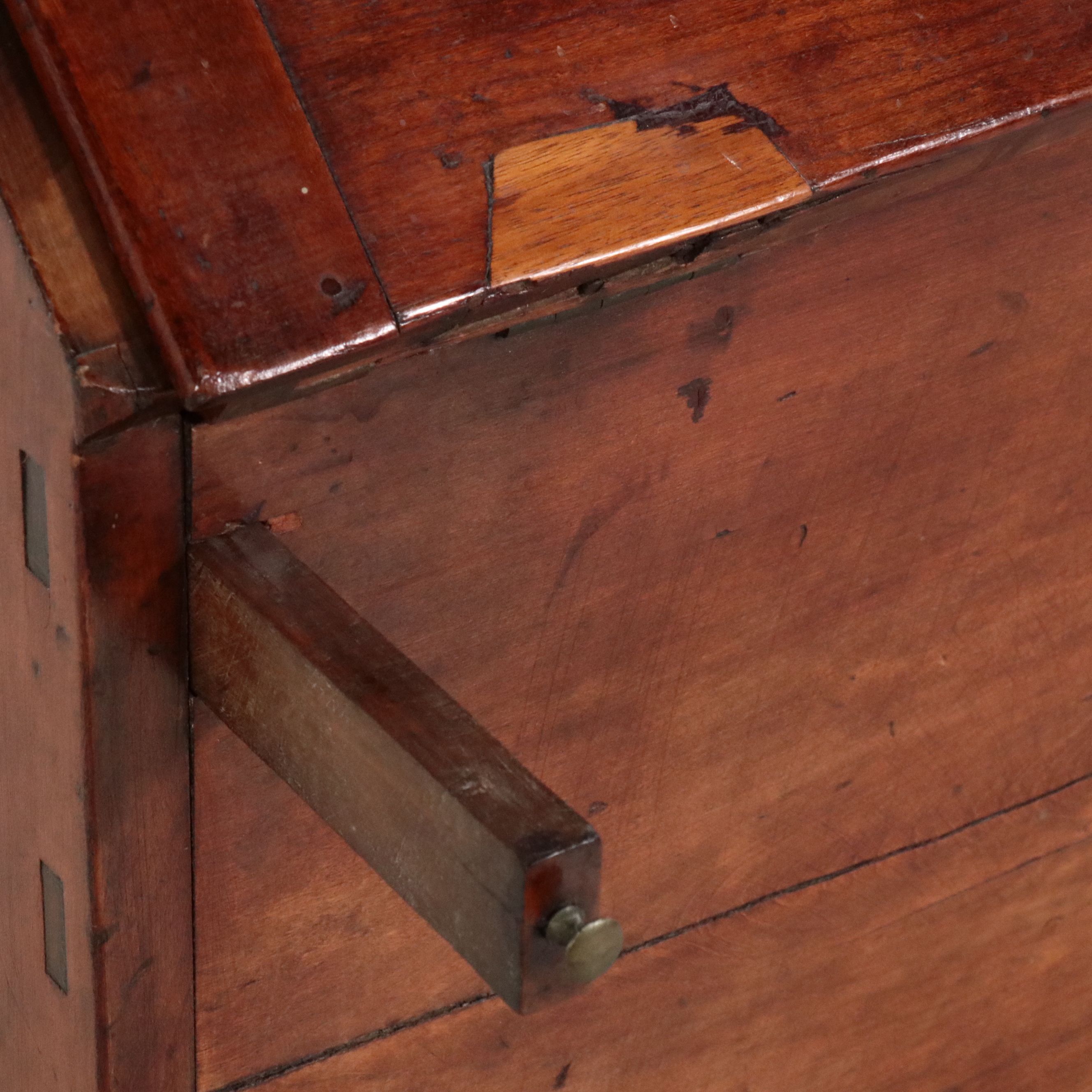 Kentucky Cherry Slant-Front Sugar Desk, Early 19th Century