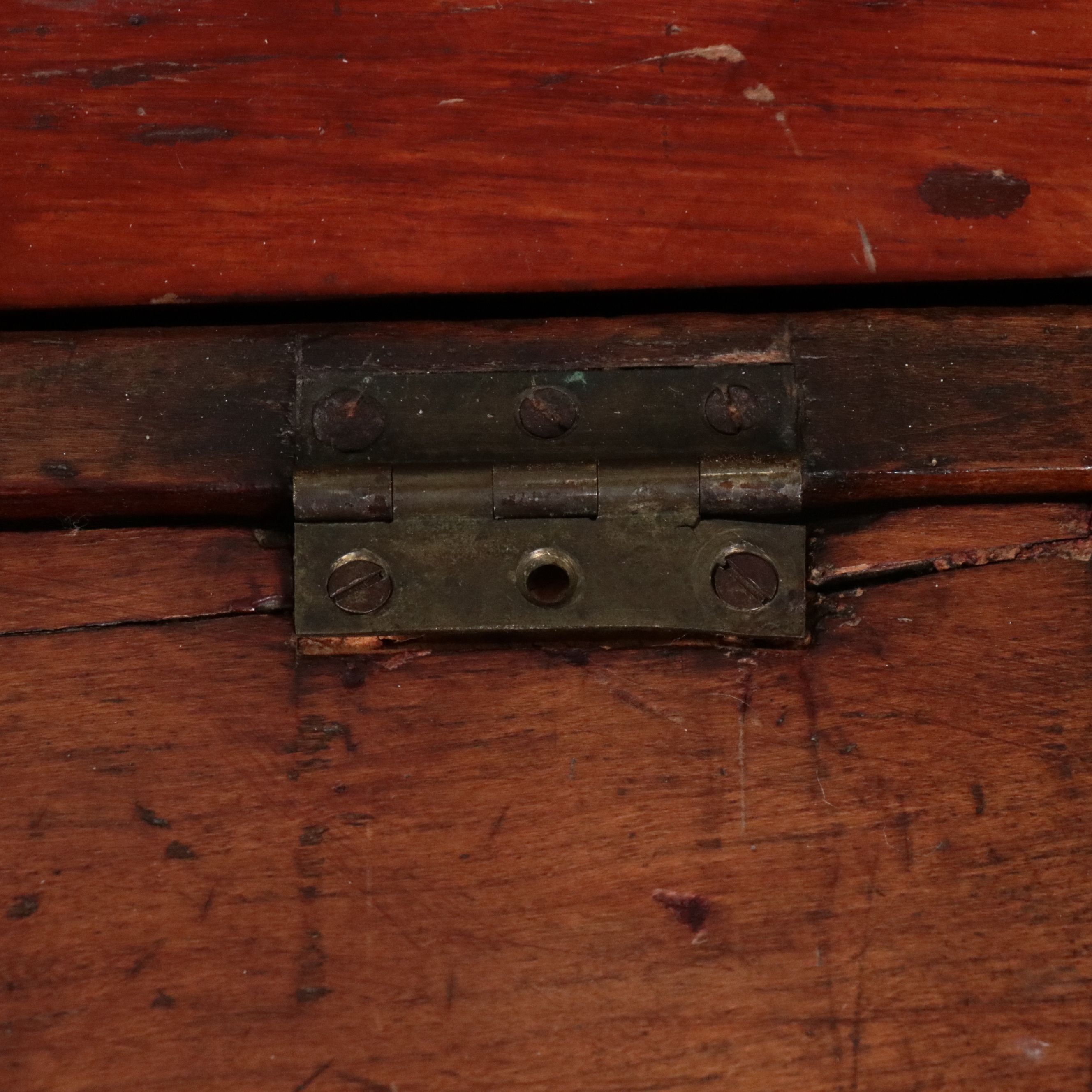Kentucky Cherry Slant-Front Sugar Desk, Early 19th Century