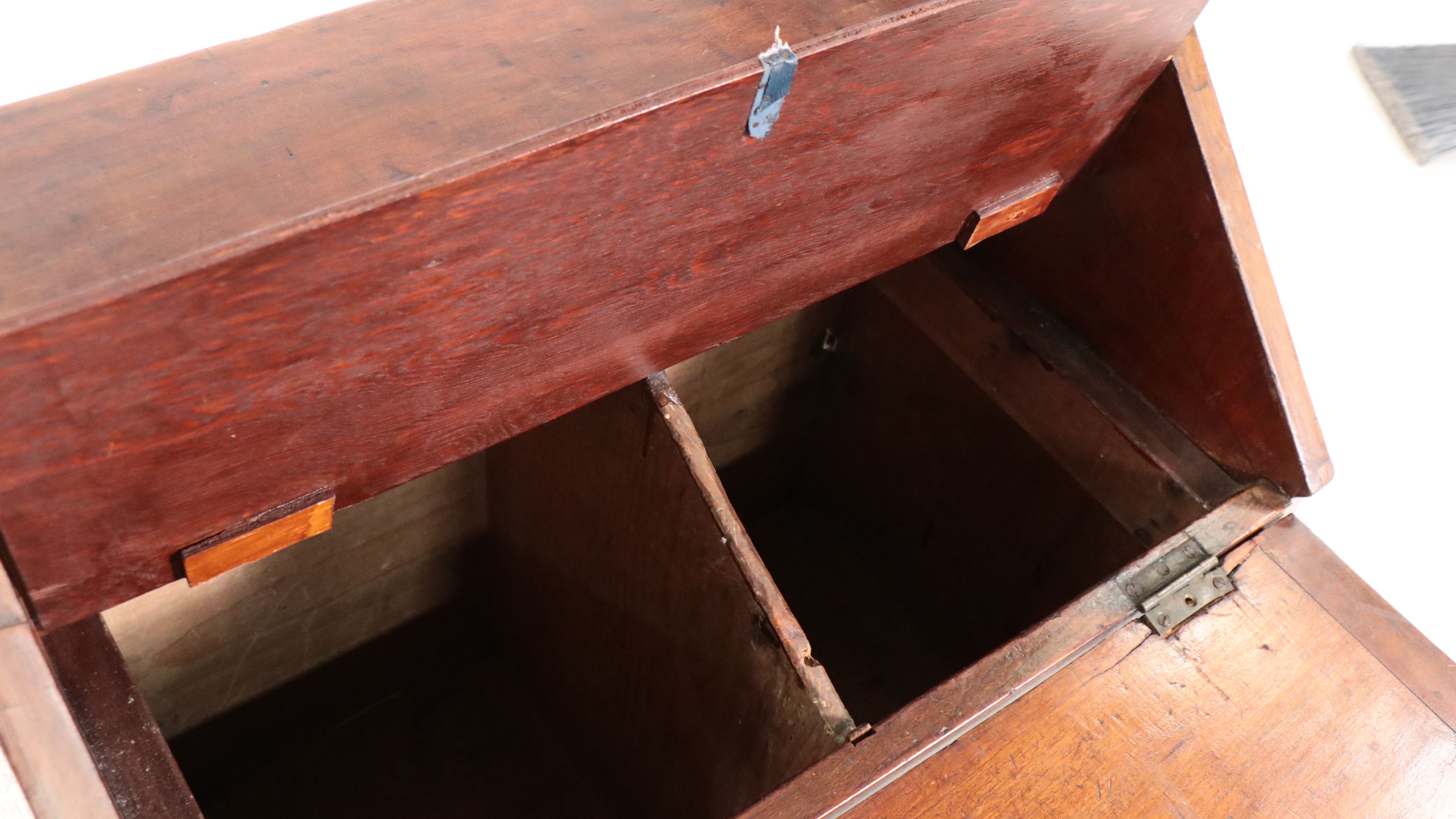 Kentucky Cherry Slant-Front Sugar Desk, Early 19th Century