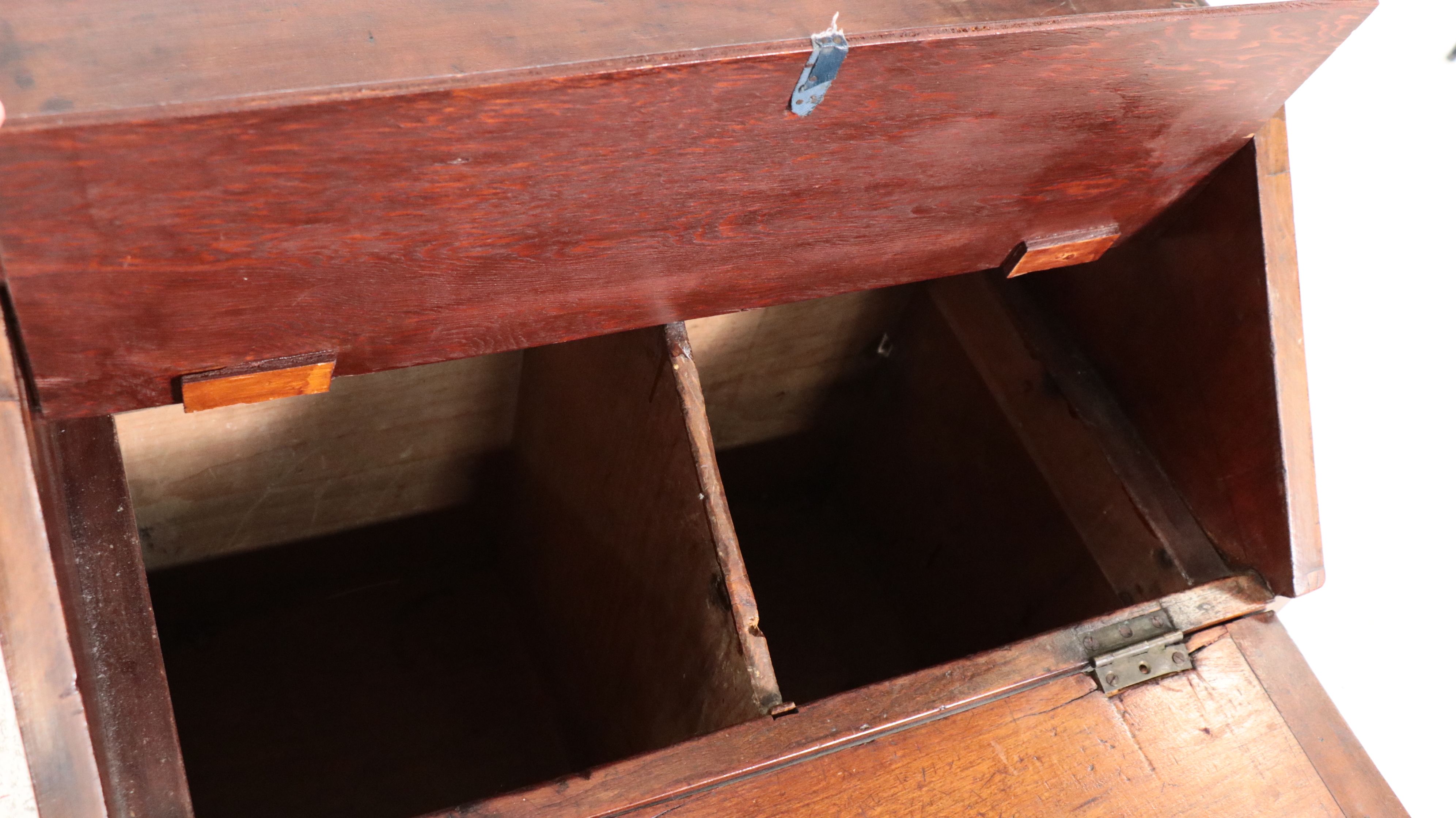 Kentucky Cherry Slant-Front Sugar Desk, Early 19th Century