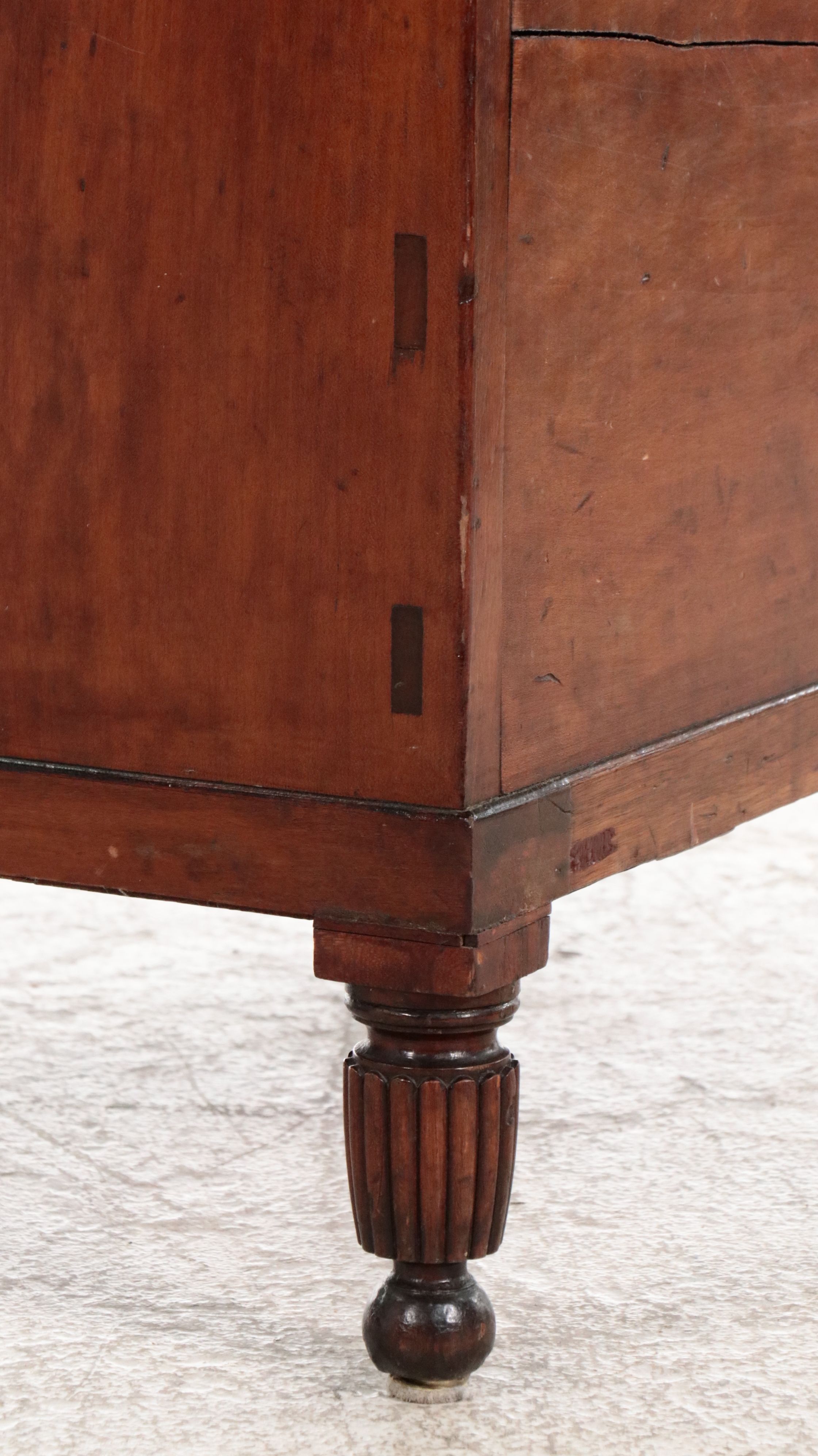 Kentucky Cherry Slant-Front Sugar Desk, Early 19th Century