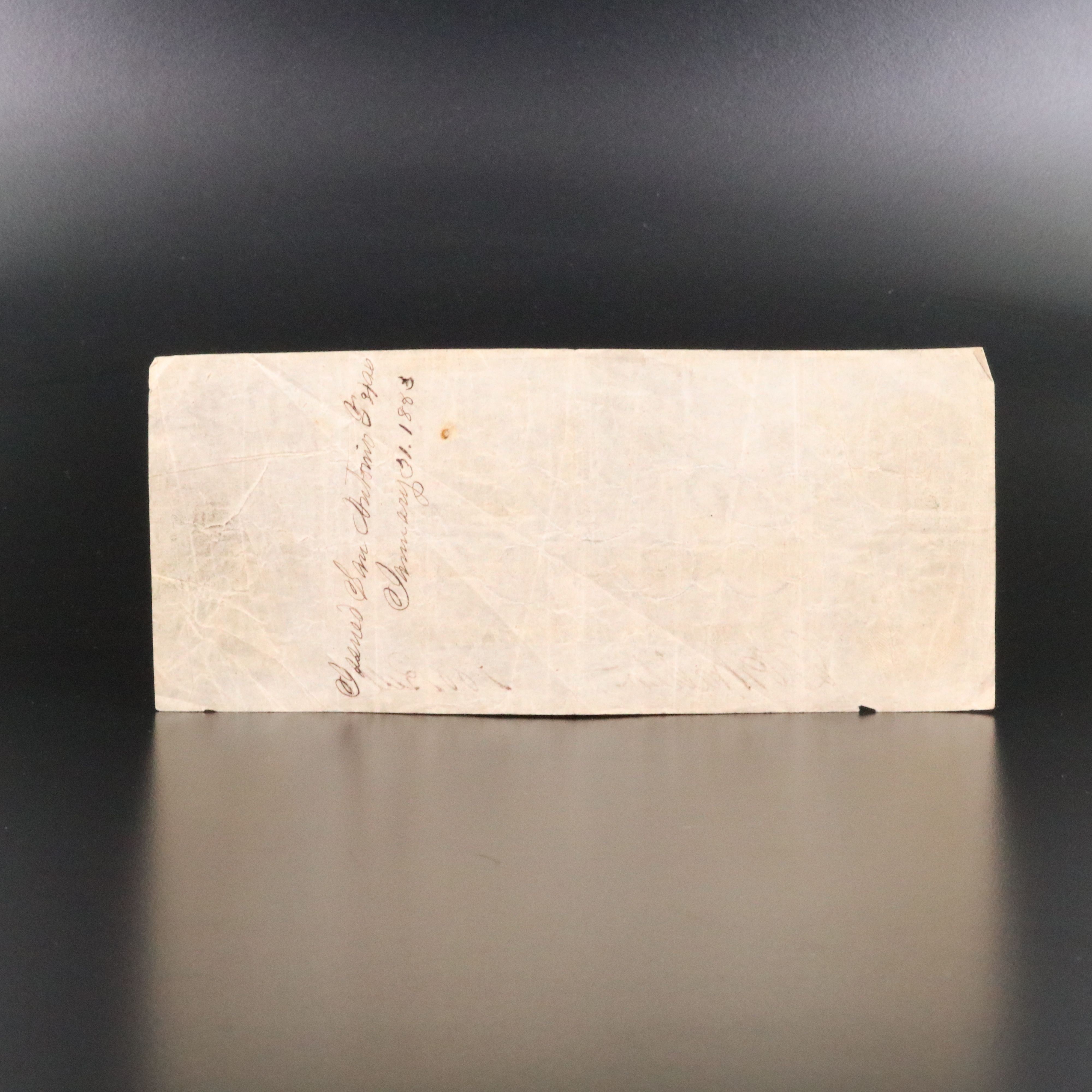 1862 $100 Confederate States of America Obsolete Currency Note