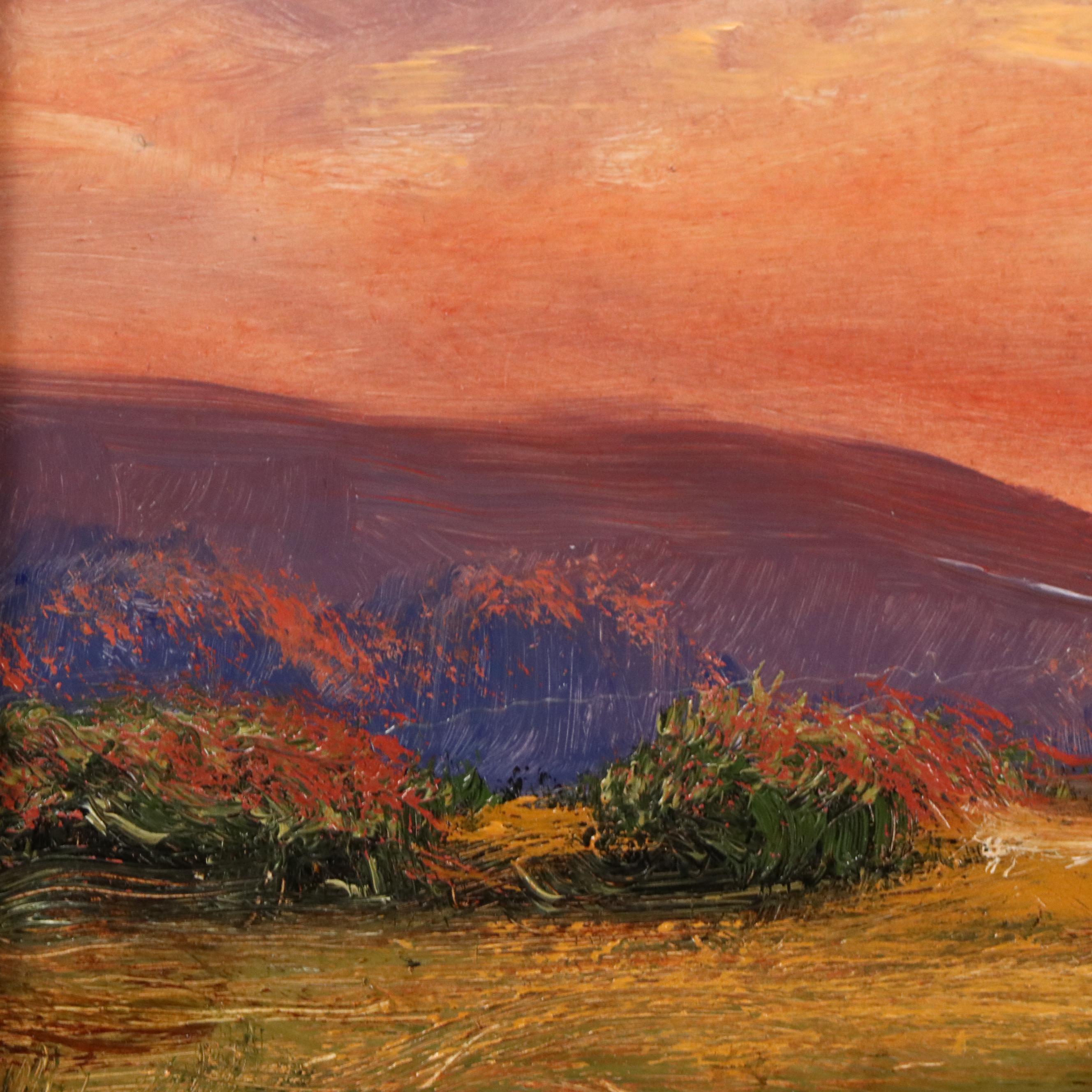 Heinie Hartwig Western Oil Painting "Comanche Camp"