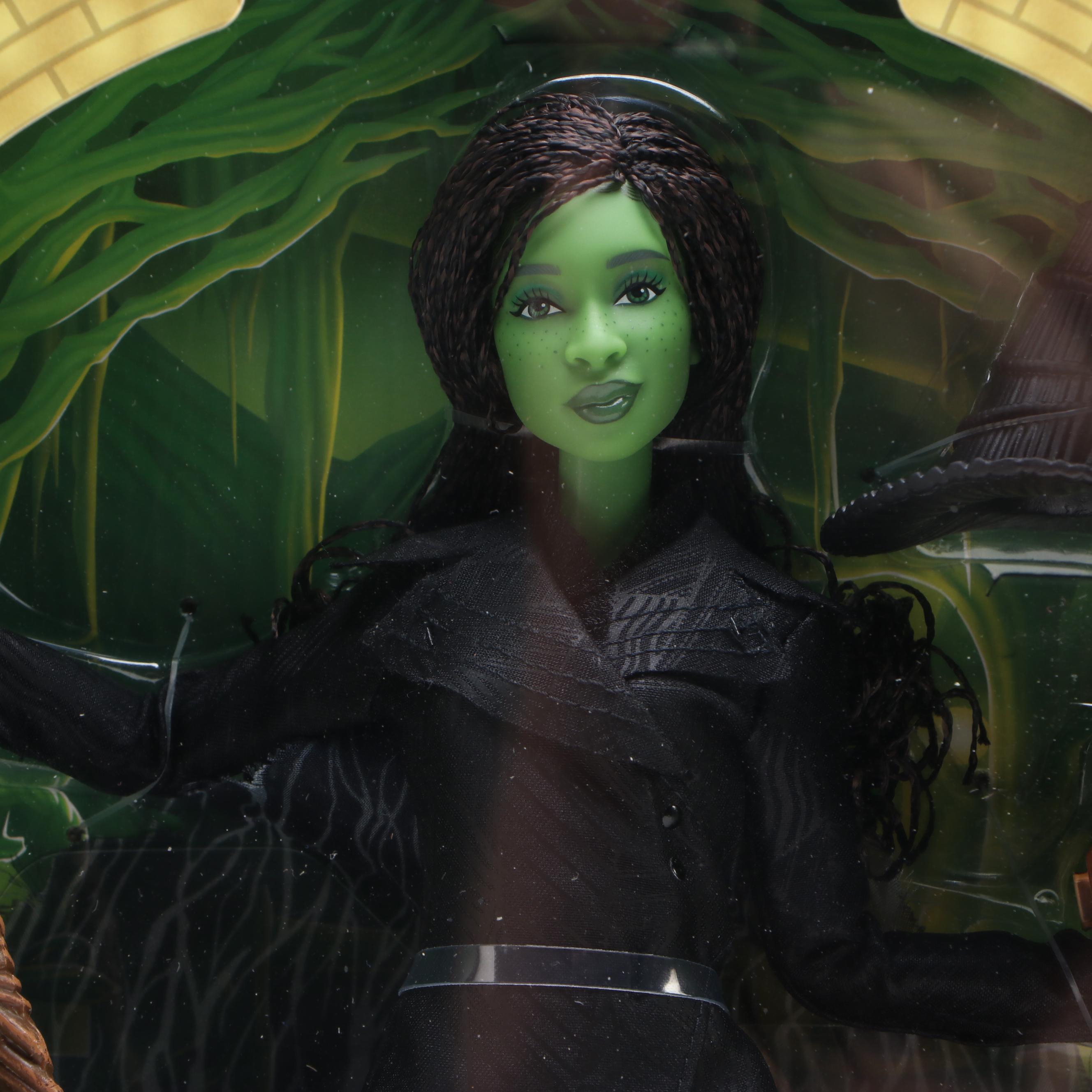 Mattel Wicked "Thrillifying Elphaba Thropp" and "Deluxe Glinda" Fashion Dolls