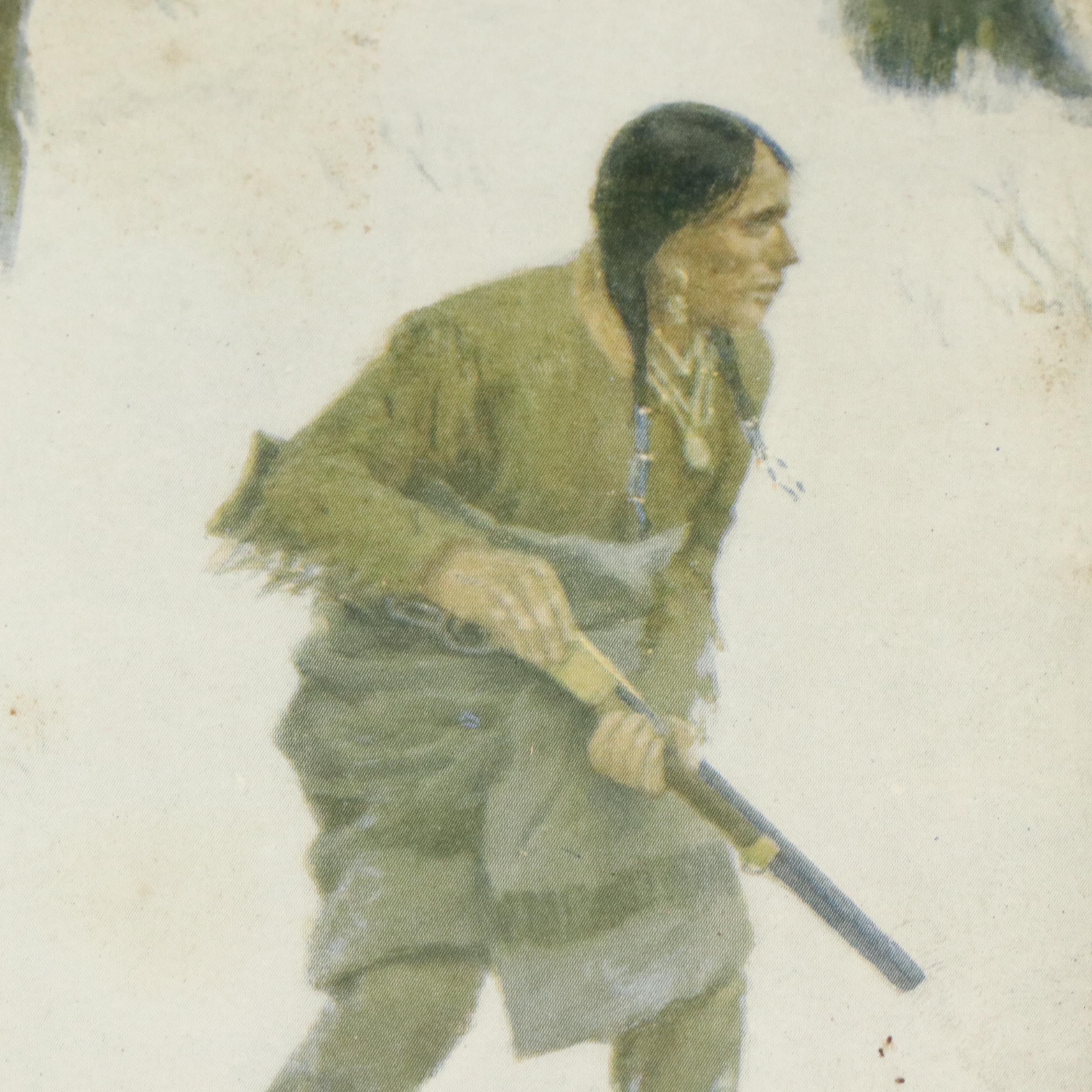 Halftone Print After H. F. Farny "Game Ahead," 20th Century