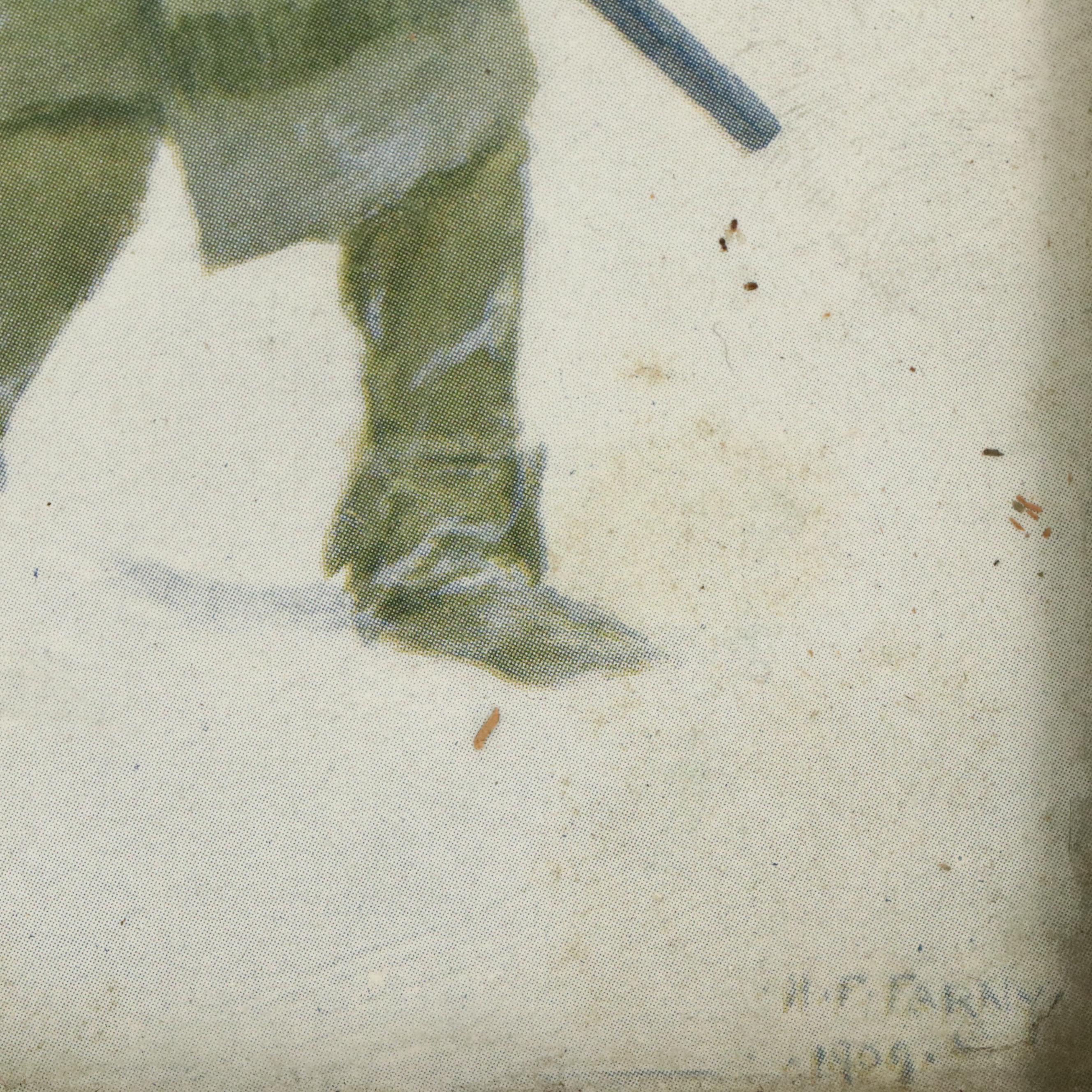 Halftone Print After H. F. Farny "Game Ahead," 20th Century