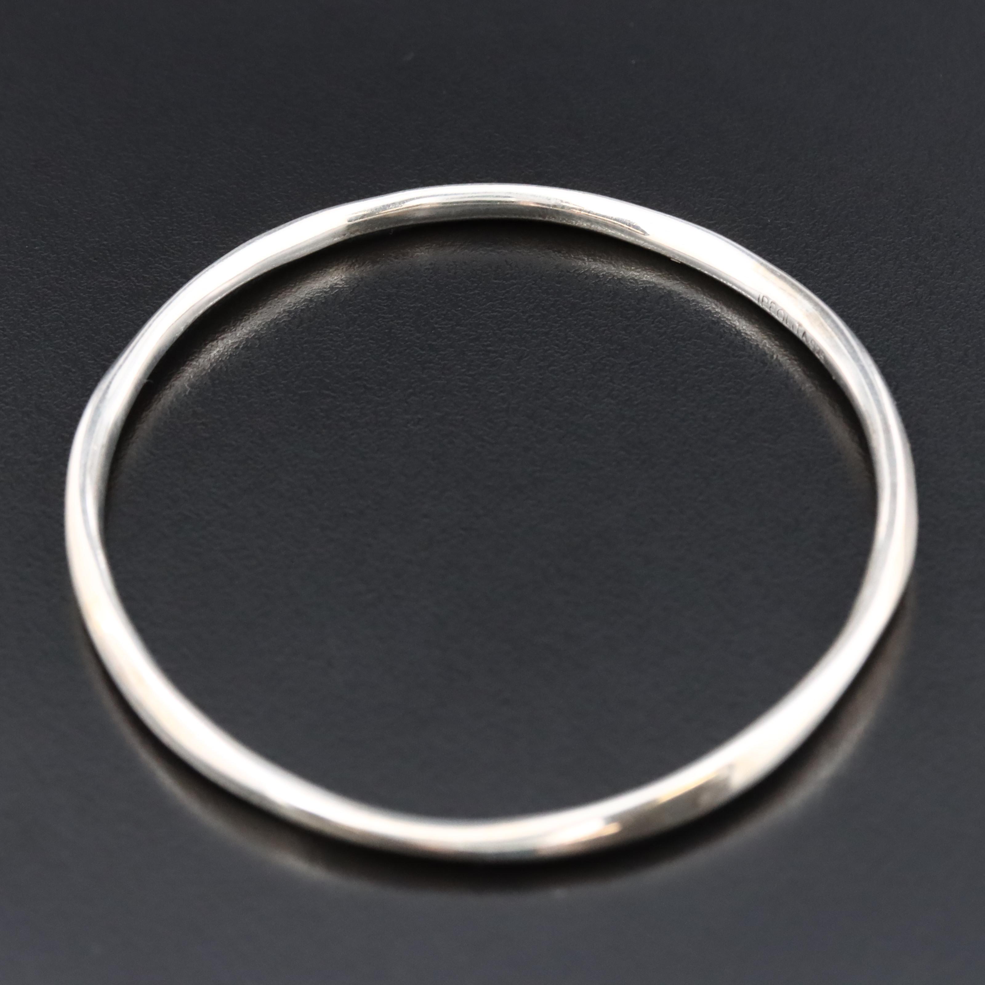 Ippolita Classico Sterling Thin Bangle Bracelet