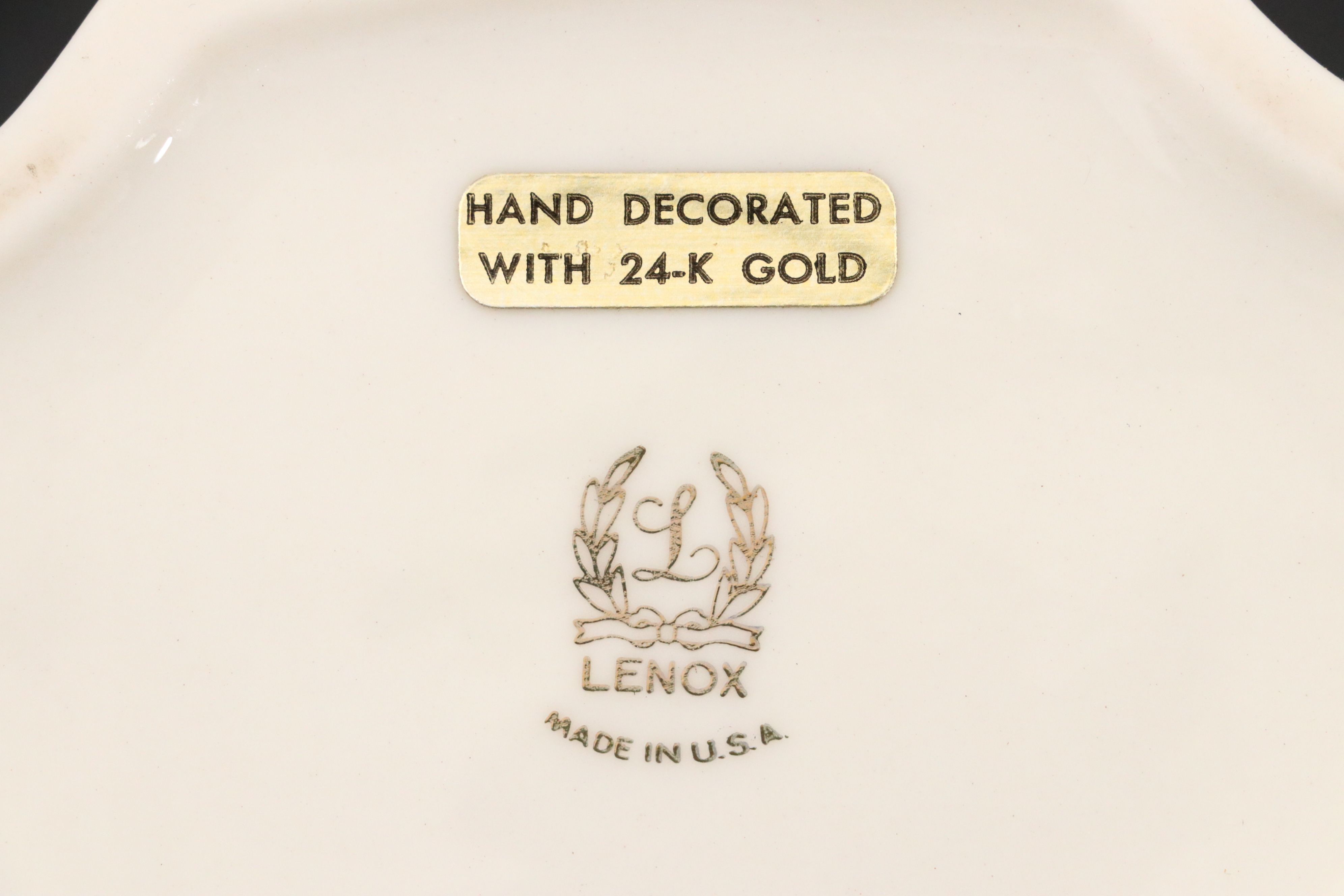 Lenox Porcelain Footed Bowl, Pitcher, Candle Holders, and Lidded Jar