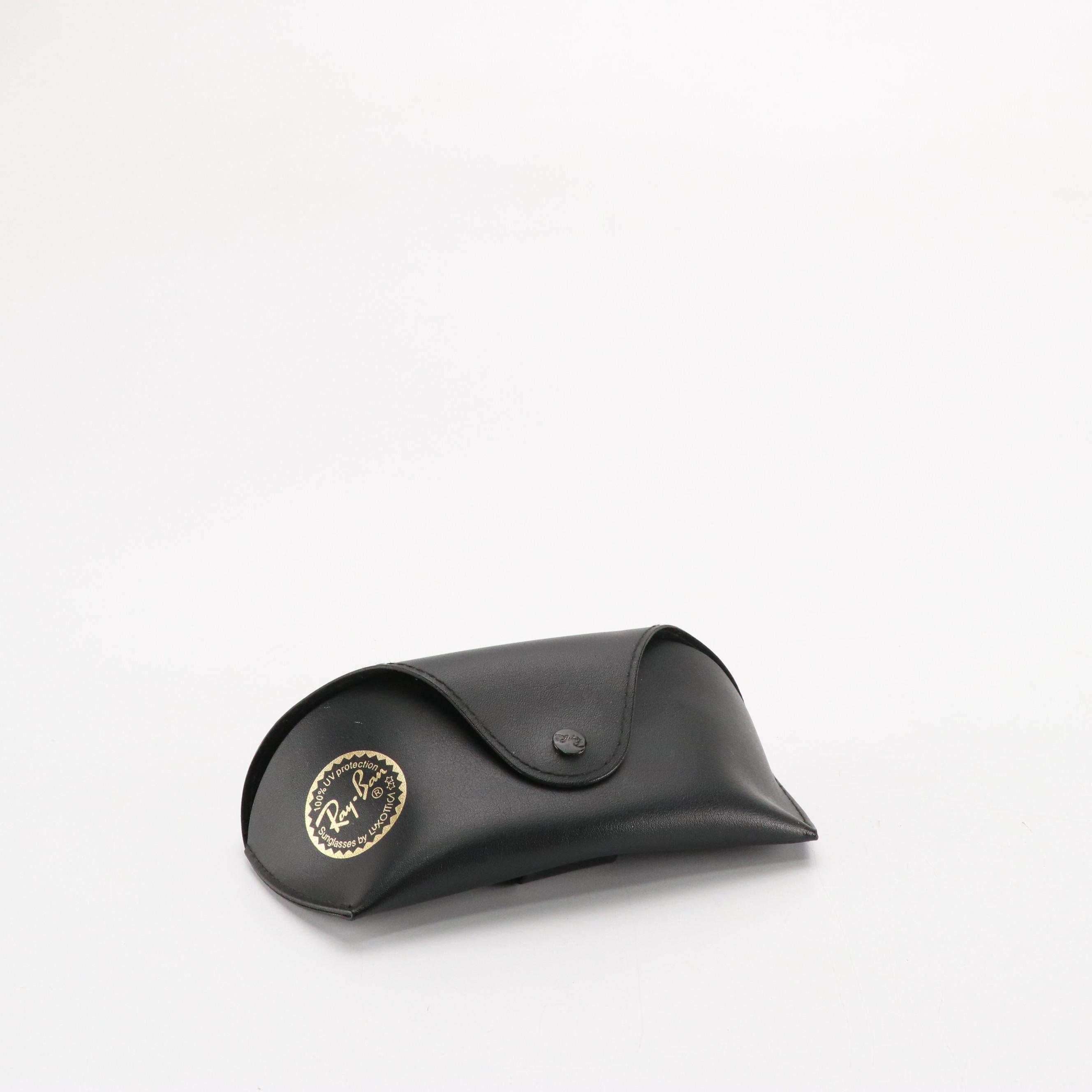 Ray-Ban RB 4184 710/83 Polarized Square Havana Sunglasses in Case