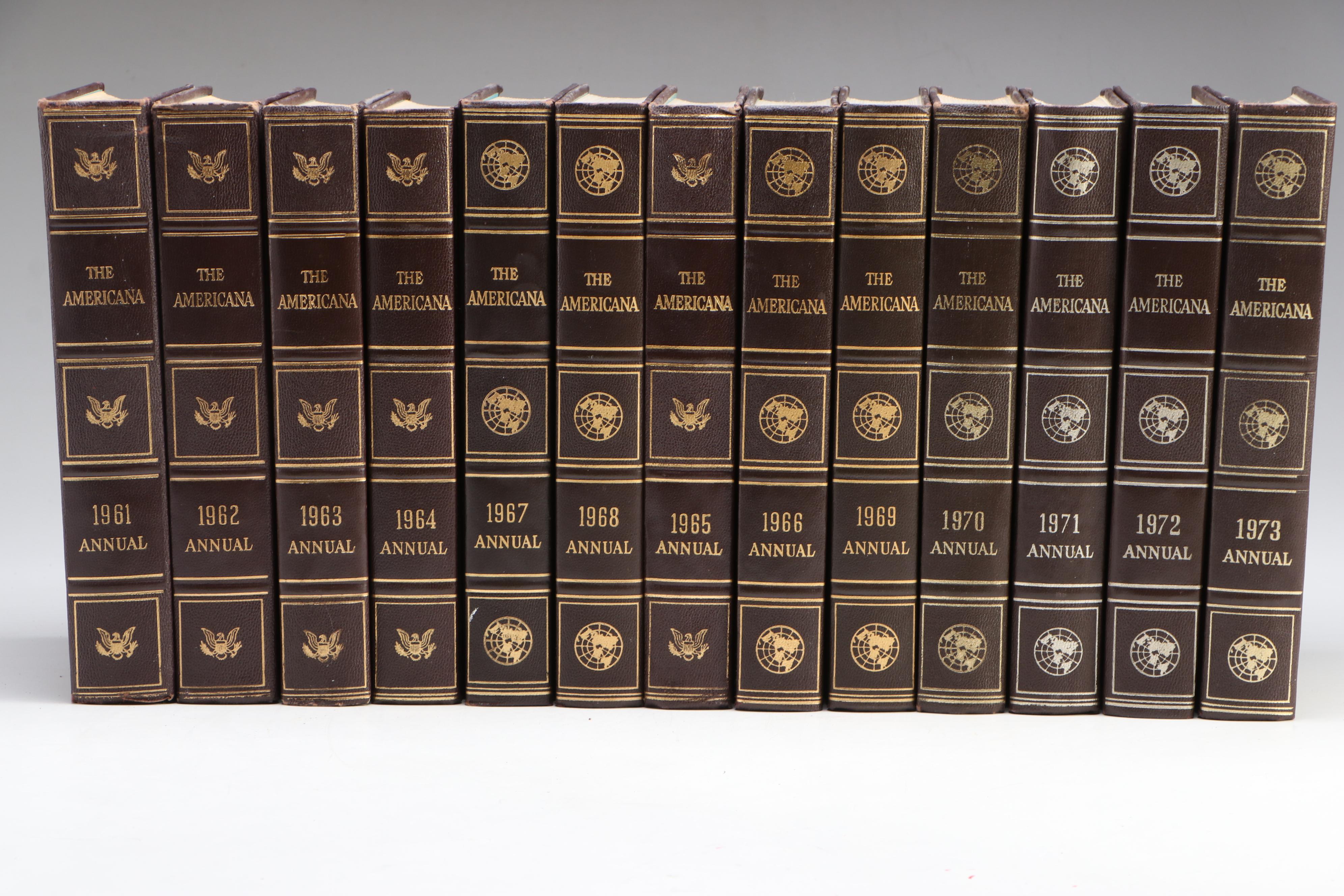 "The Americana Annual" Yearbook Series, 1961–1973