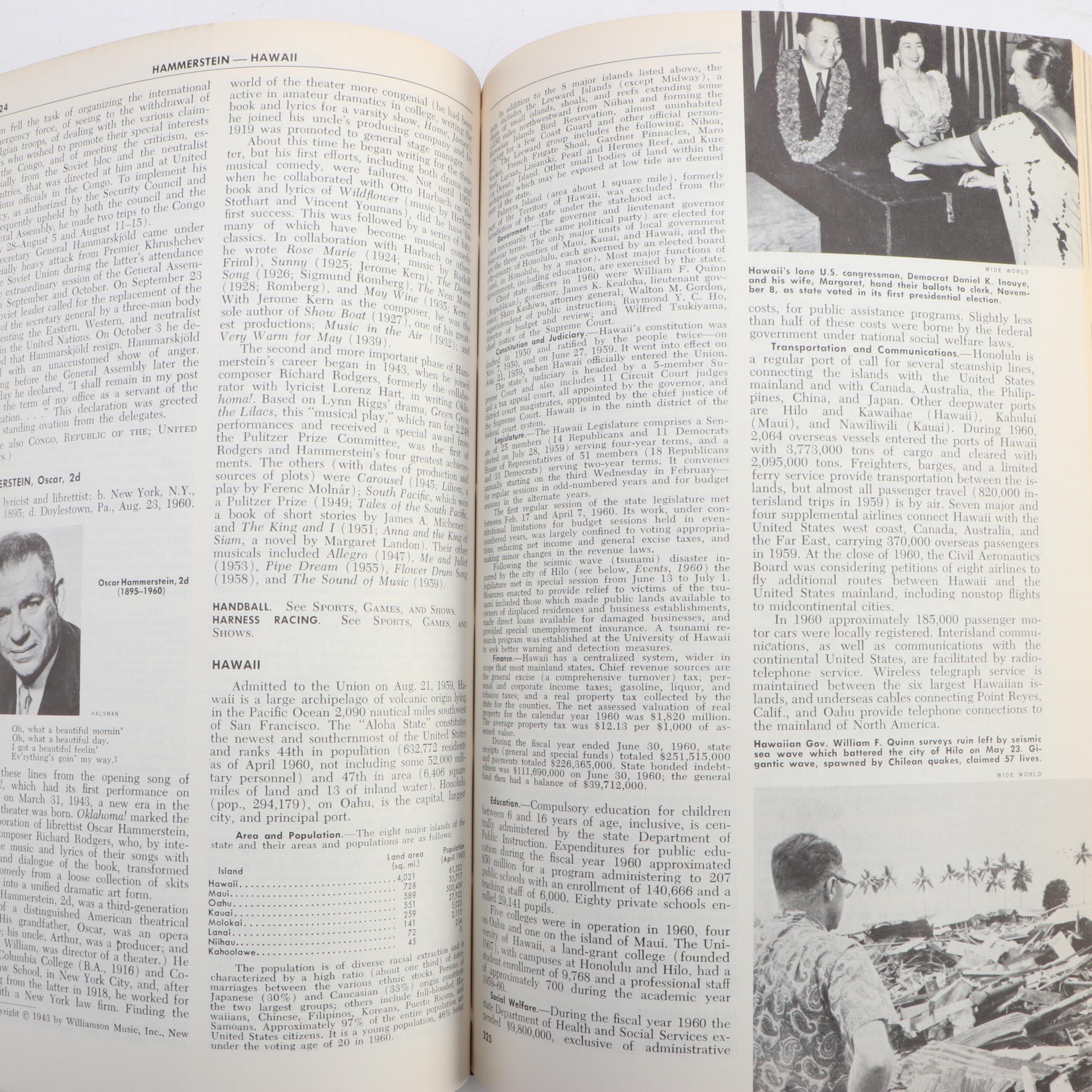 "The Americana Annual" Yearbook Series, 1961–1973