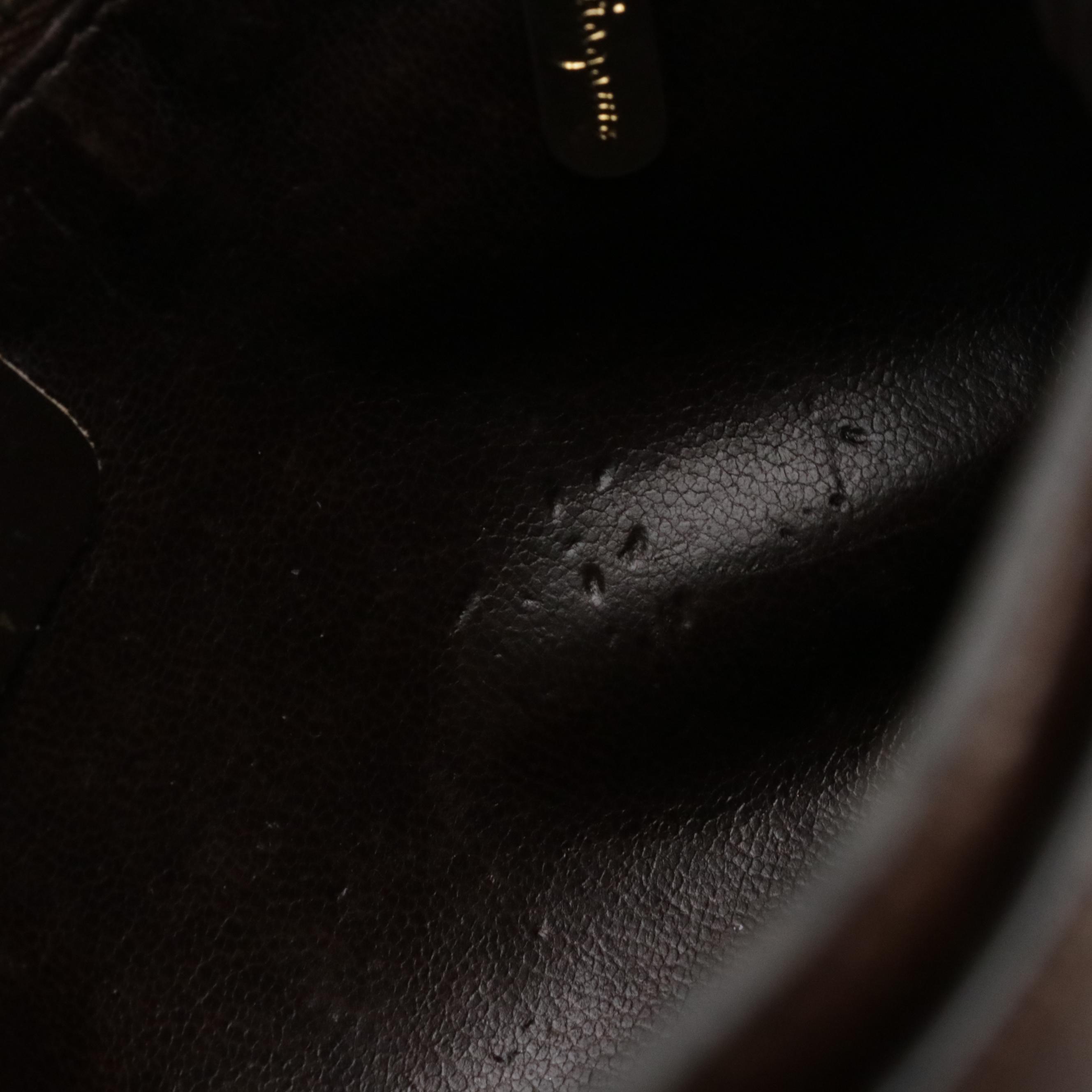 Salvatore Ferragamo Firenze 8 Convertible Clutch in Brown Leather